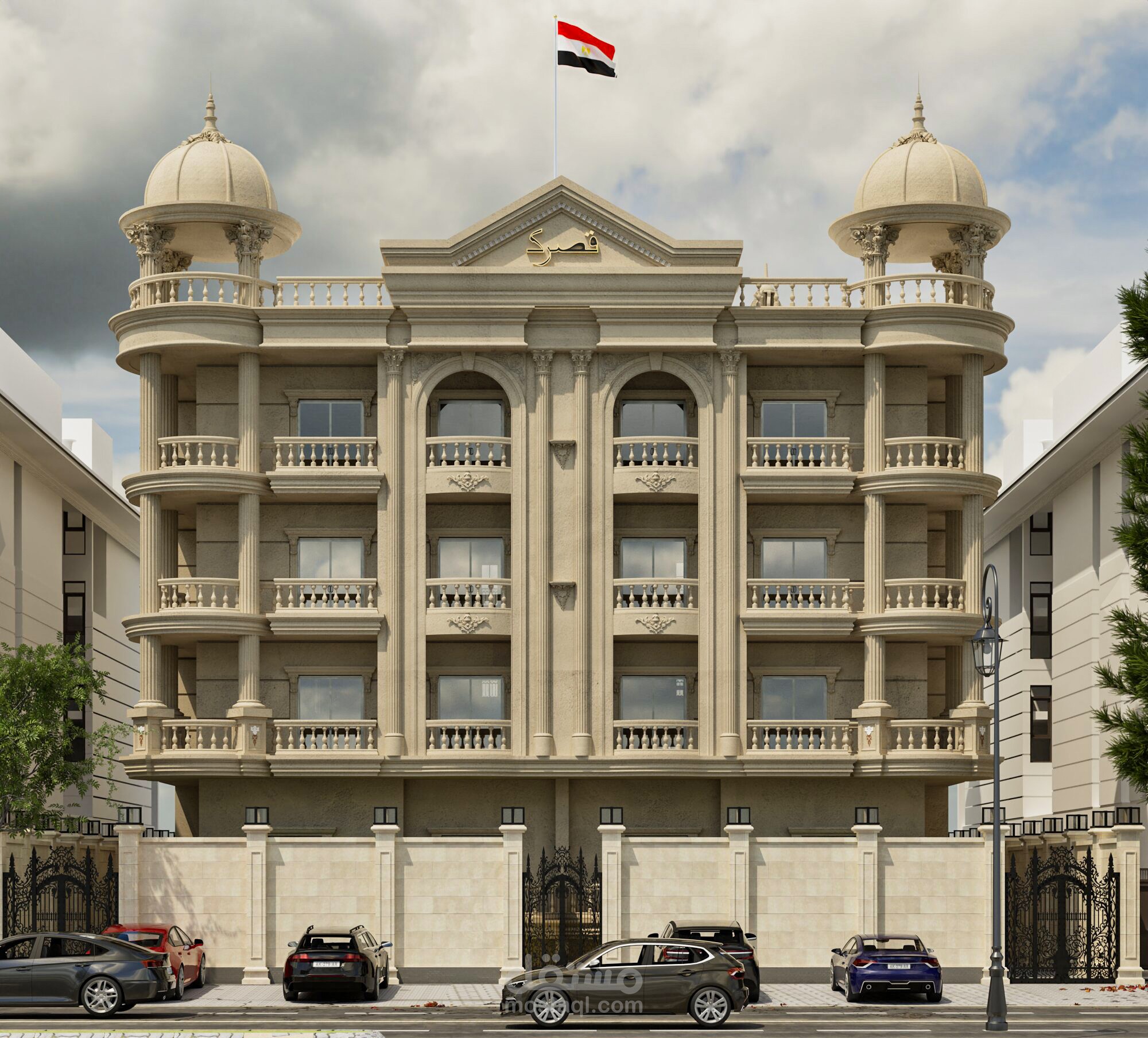 عمارة سكنية كلاسيك بالعاشر من رمضان