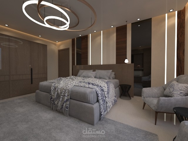 تصميم غرفة نوم رئيسيه