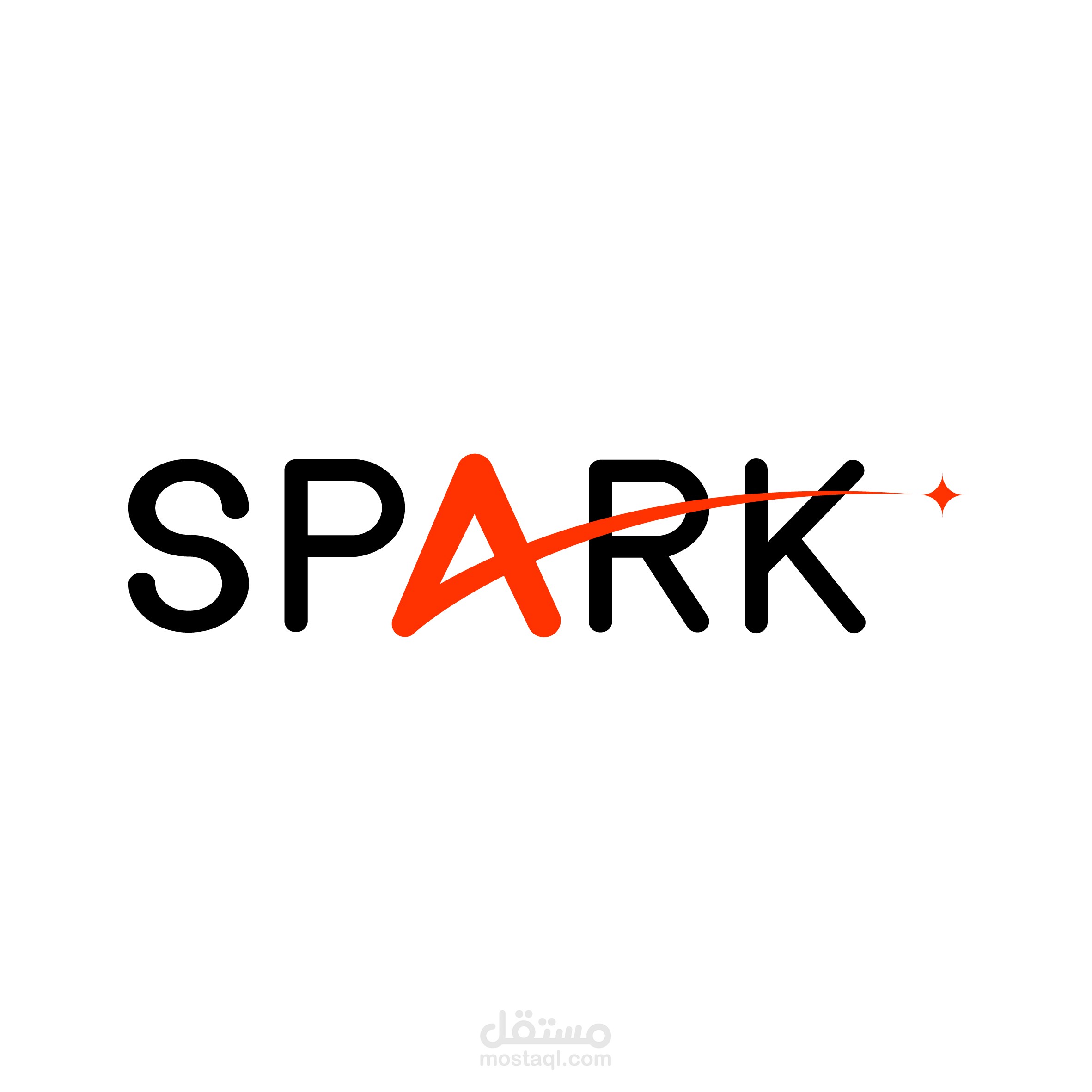 شعار متجر ملابس "SPARK"