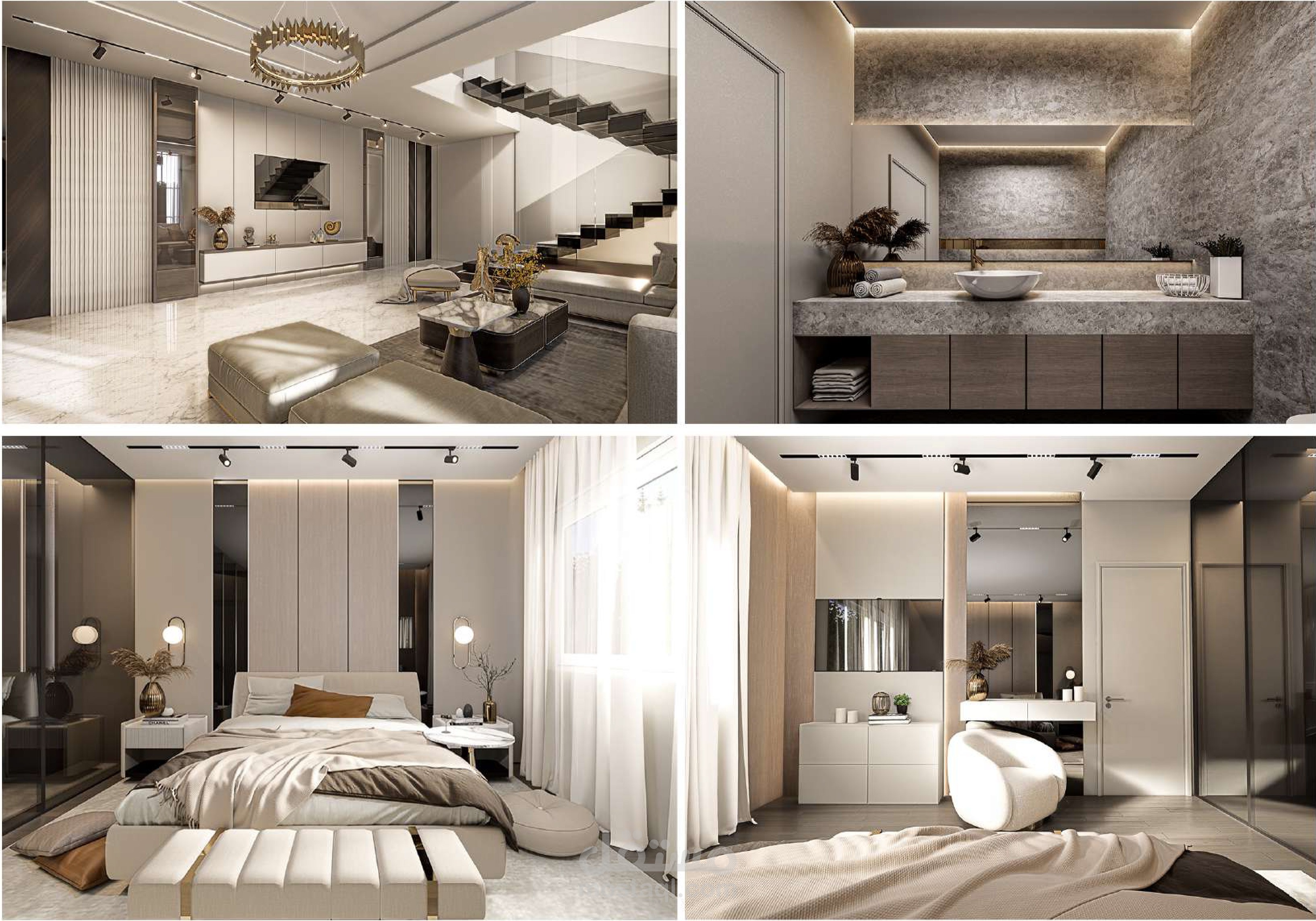 Luxury Modern Villa Interior Design | 3D Visualization