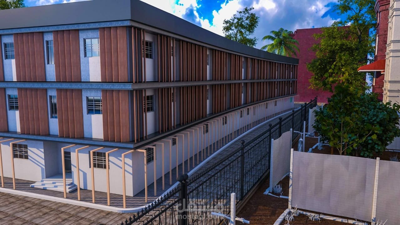 تصميم خارجي لمدرسه