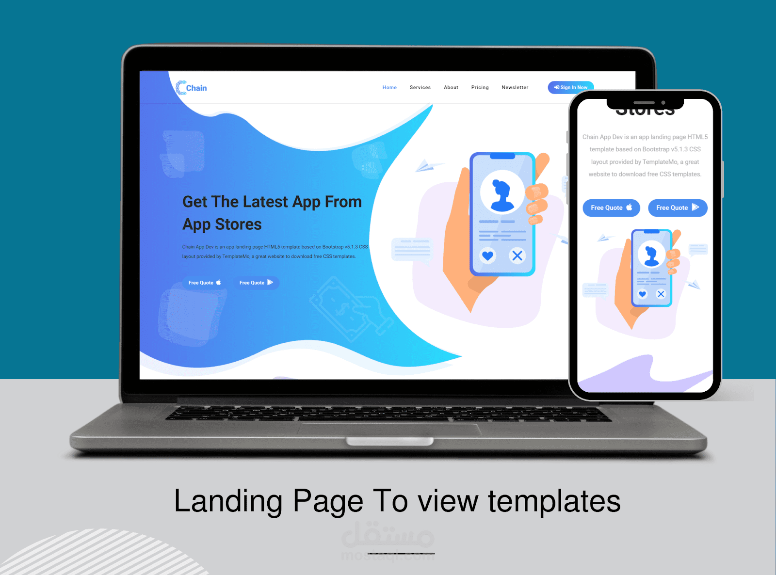 Landing page