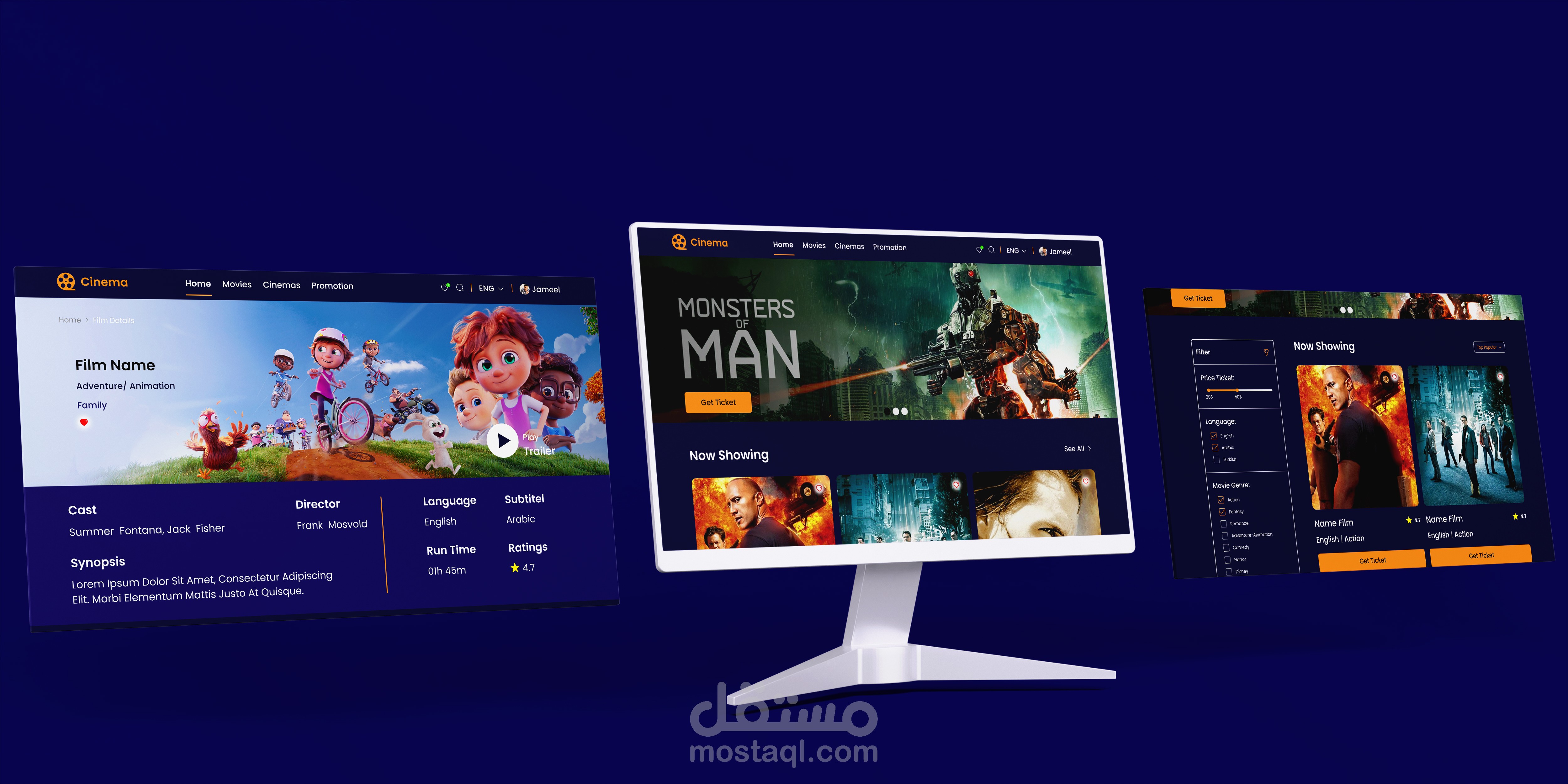 Ticket Booking Website UX UI Case study