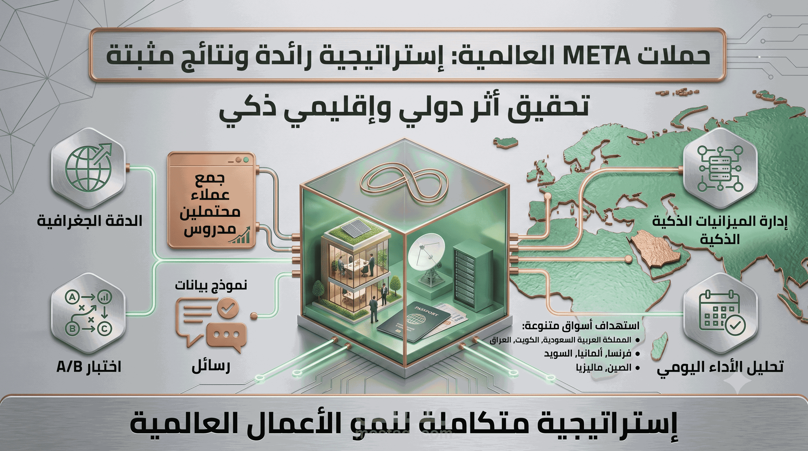 إدارة حملات Lead Generation دولية متعددة الأسواق عبر إعلانات Meta