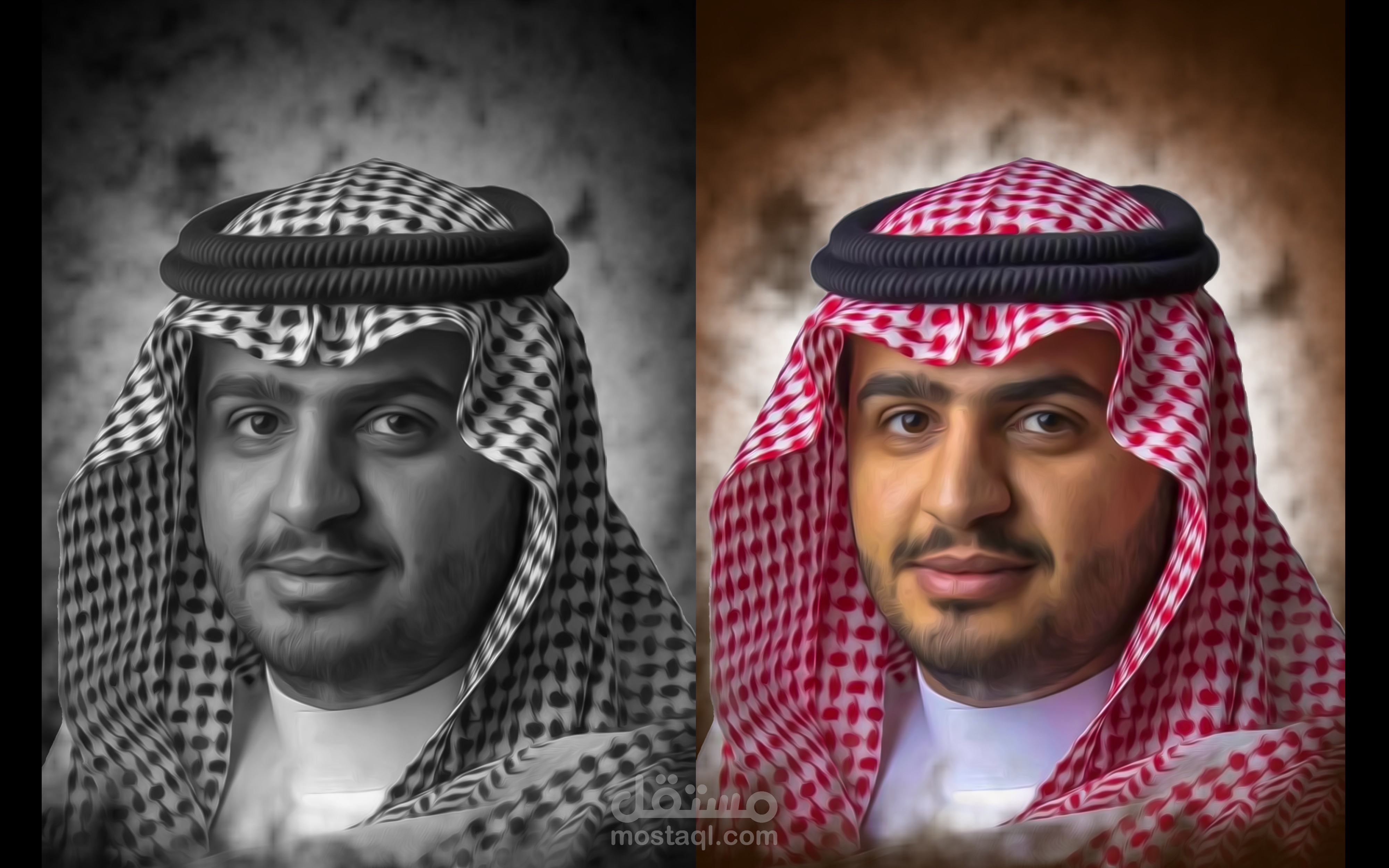 رسم بورتريه إحترافي ديجيتال