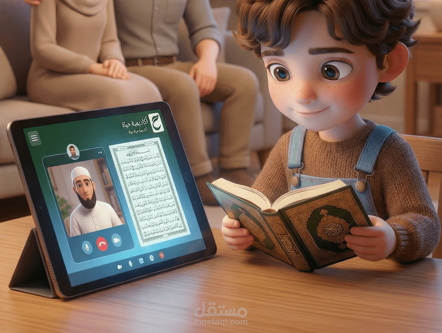 فيديو أطفال AI إعلان لأكاديمية حياة