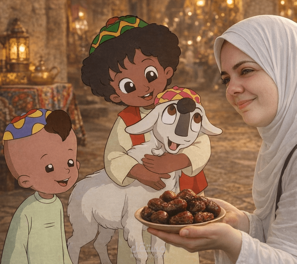 فيديو ترند لرمضان إعلان لمكتب بيع مفروشات