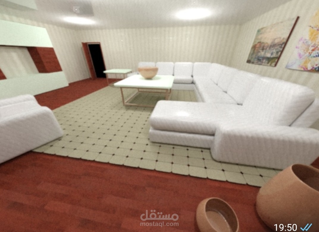 تصميم غرفة معيشة