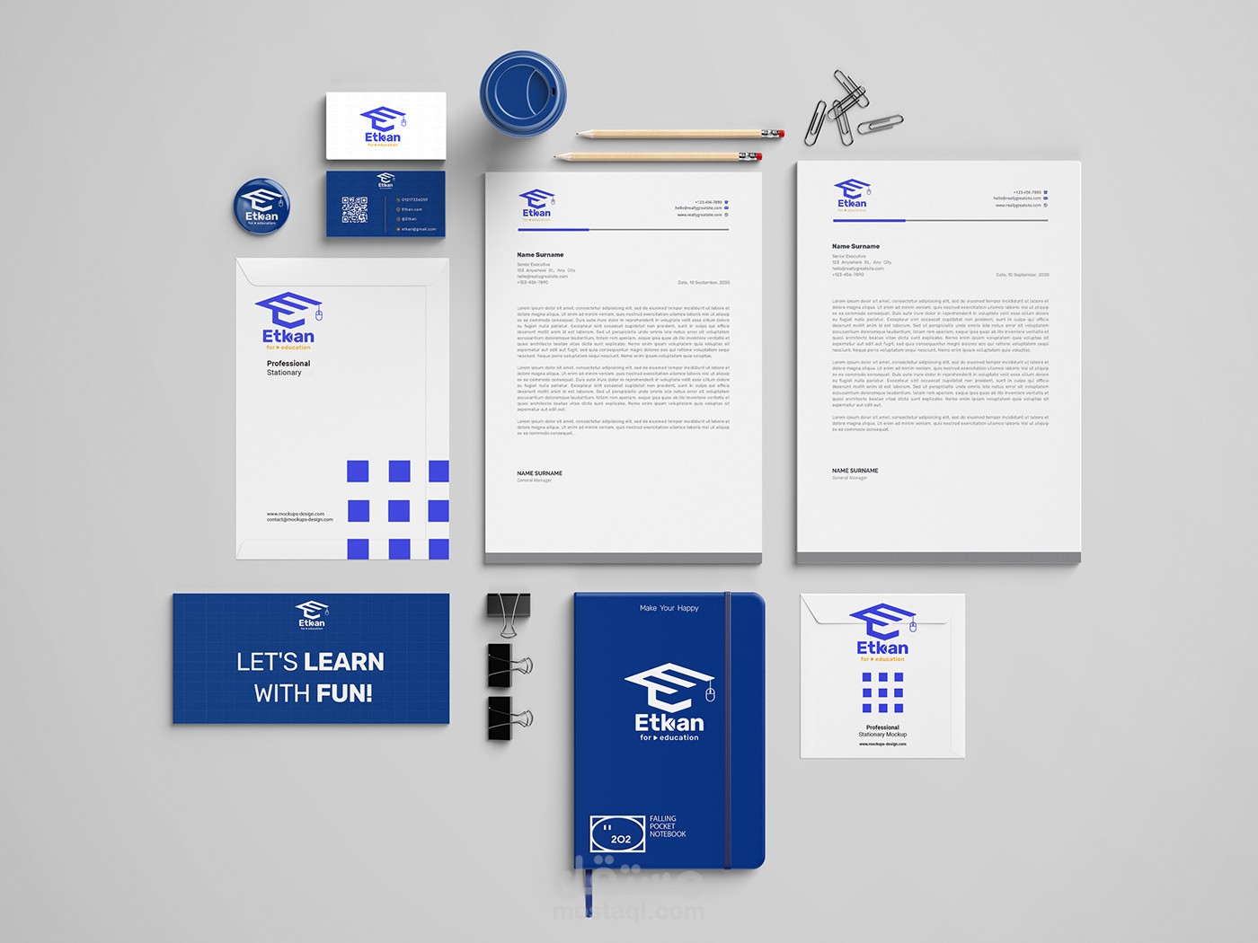 هويه بصريه كامله لمنصه اتقان