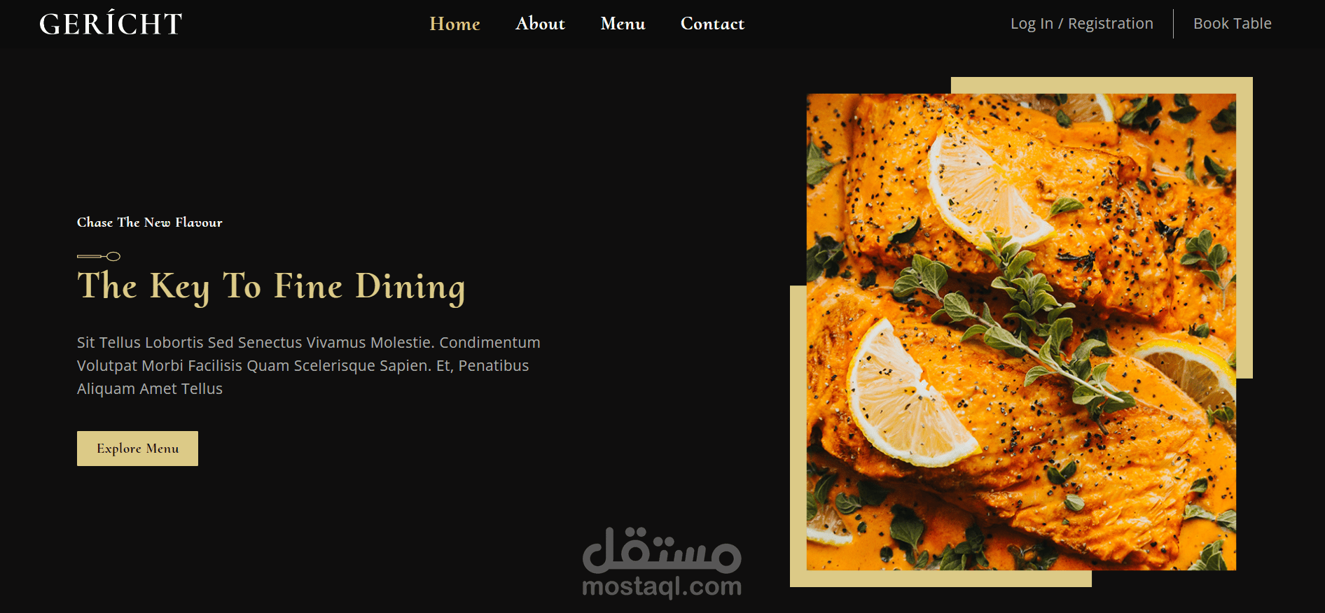 موقع لمطعم (Restaurant)