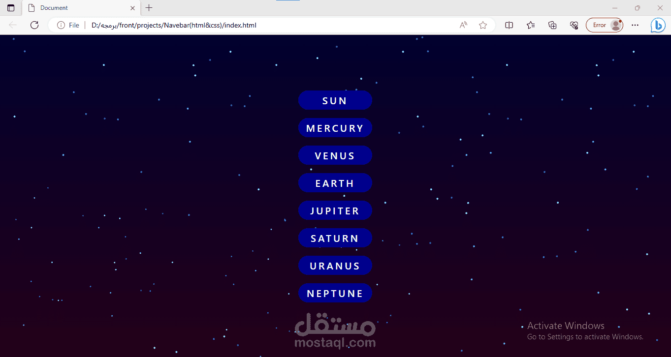 project3 of (html&css)