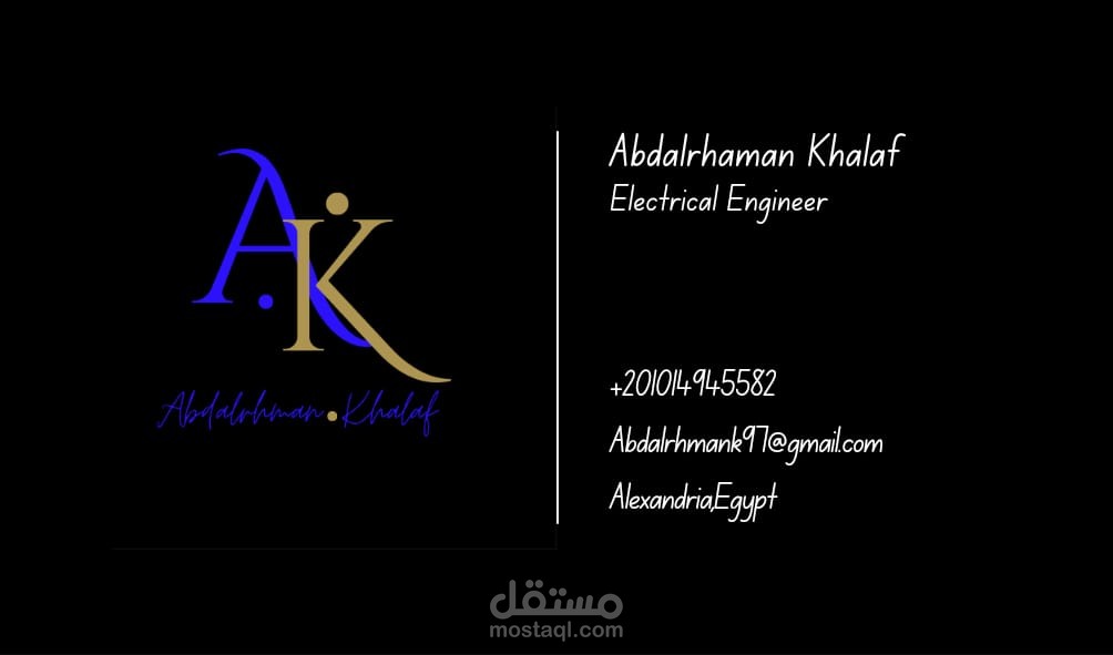 business card design