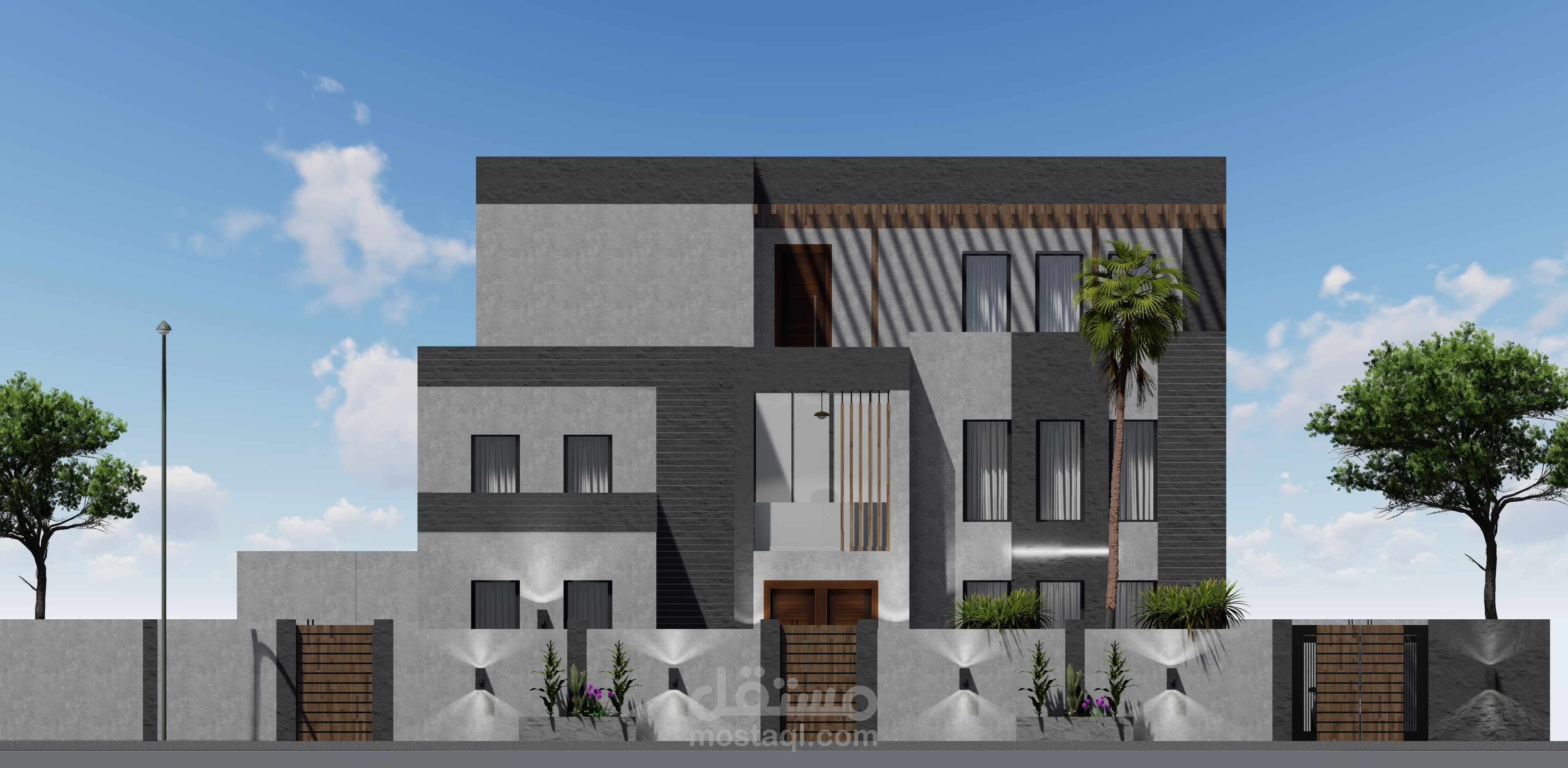 تصميم واجهة فيلا مودرن