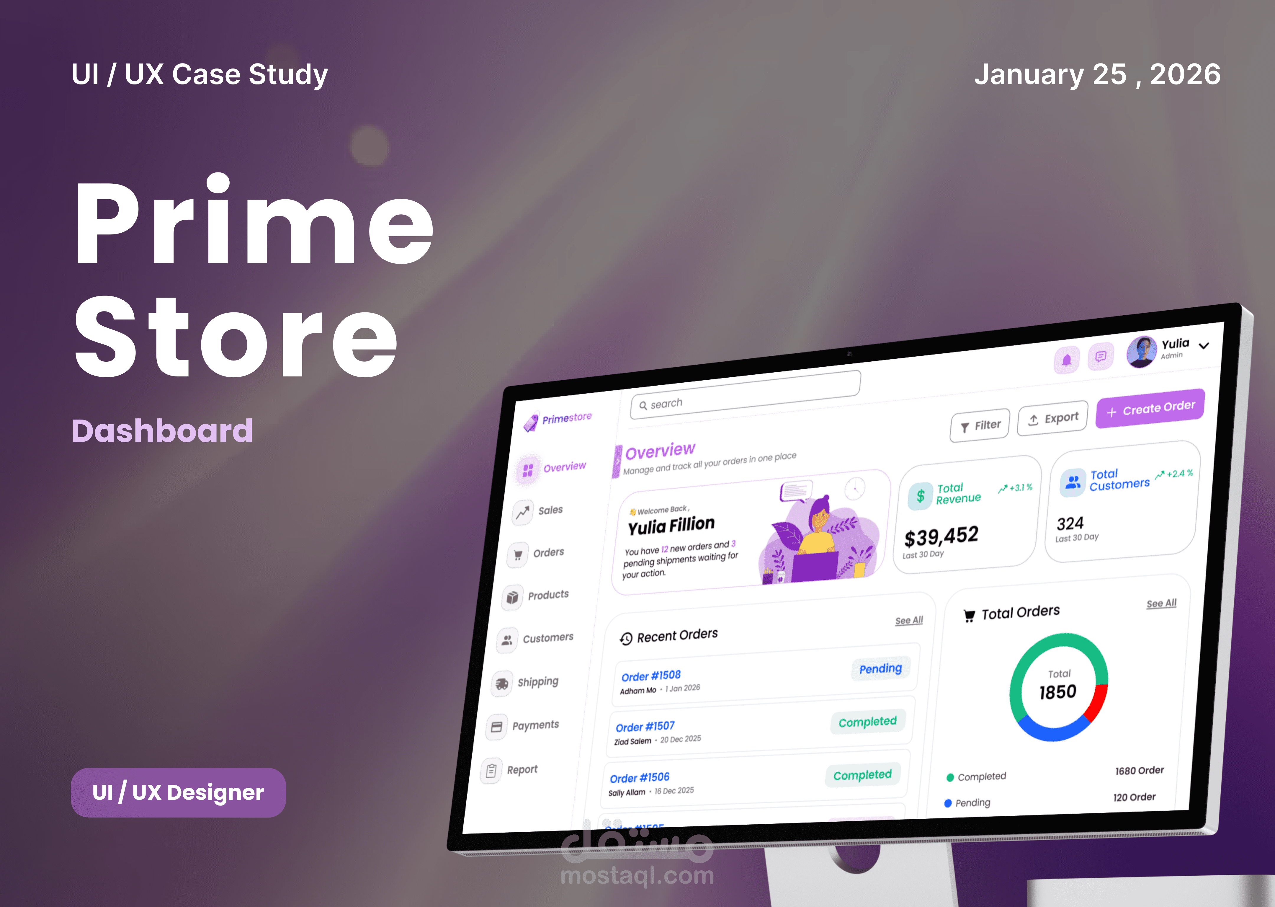 E-Commerce dashboard