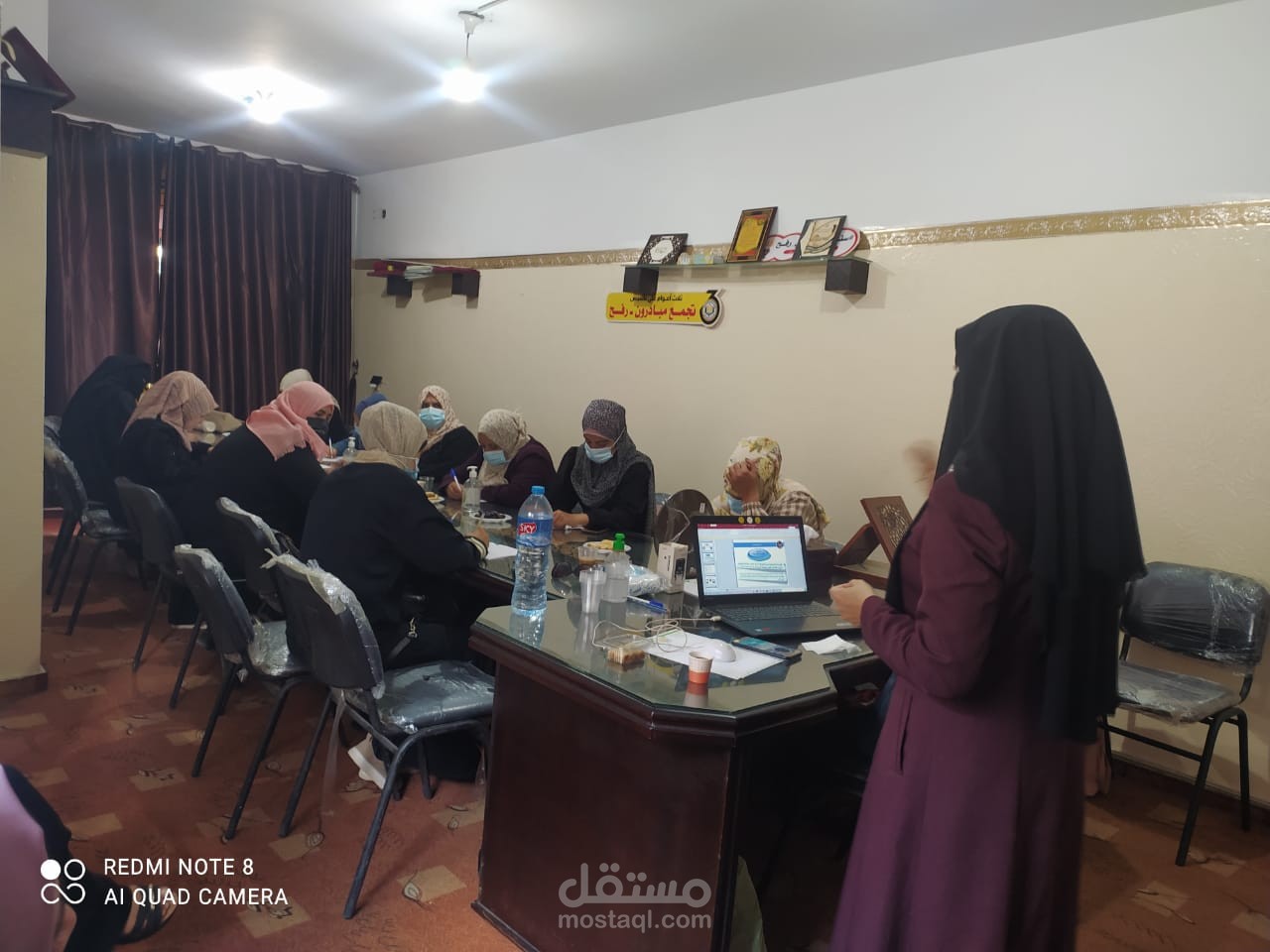 تصميم مادة تدريبية حول الهندسة الاجتماعية و تقديم محاضرة لفئة الجامعيات