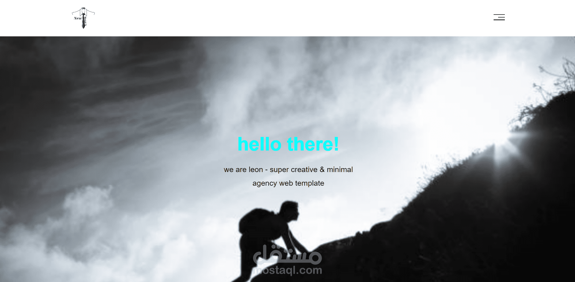 تصميم واجهة  front end