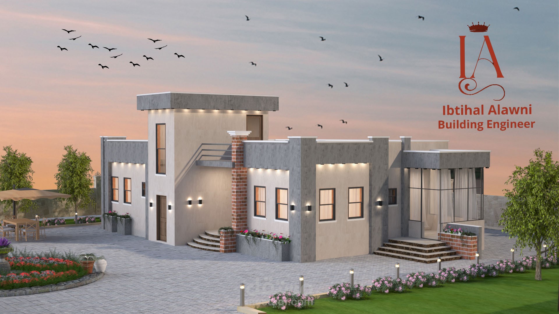 تصميم منزل بنظام حديث