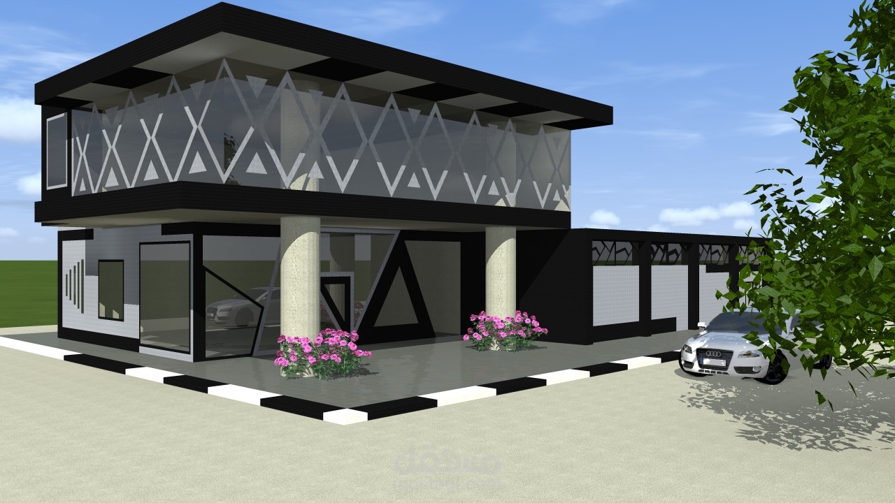 تصميم مبنى نادي المهندسين