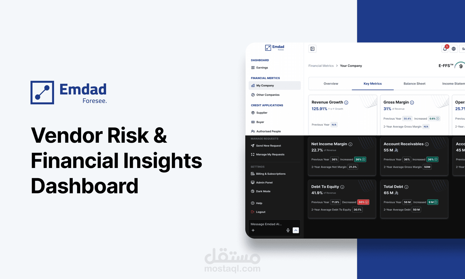 Emdad - B2B Dashboard