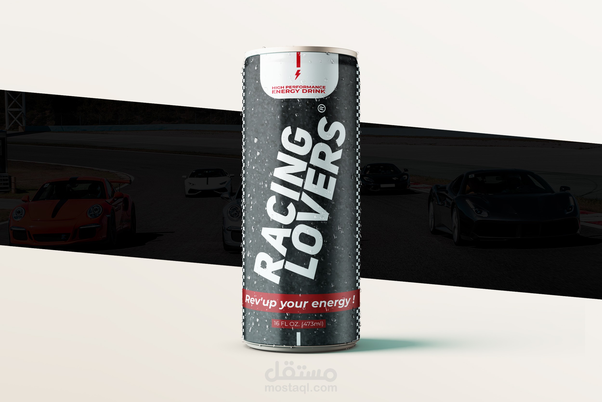 Energy Drink - RACING LOVERS | packaging design