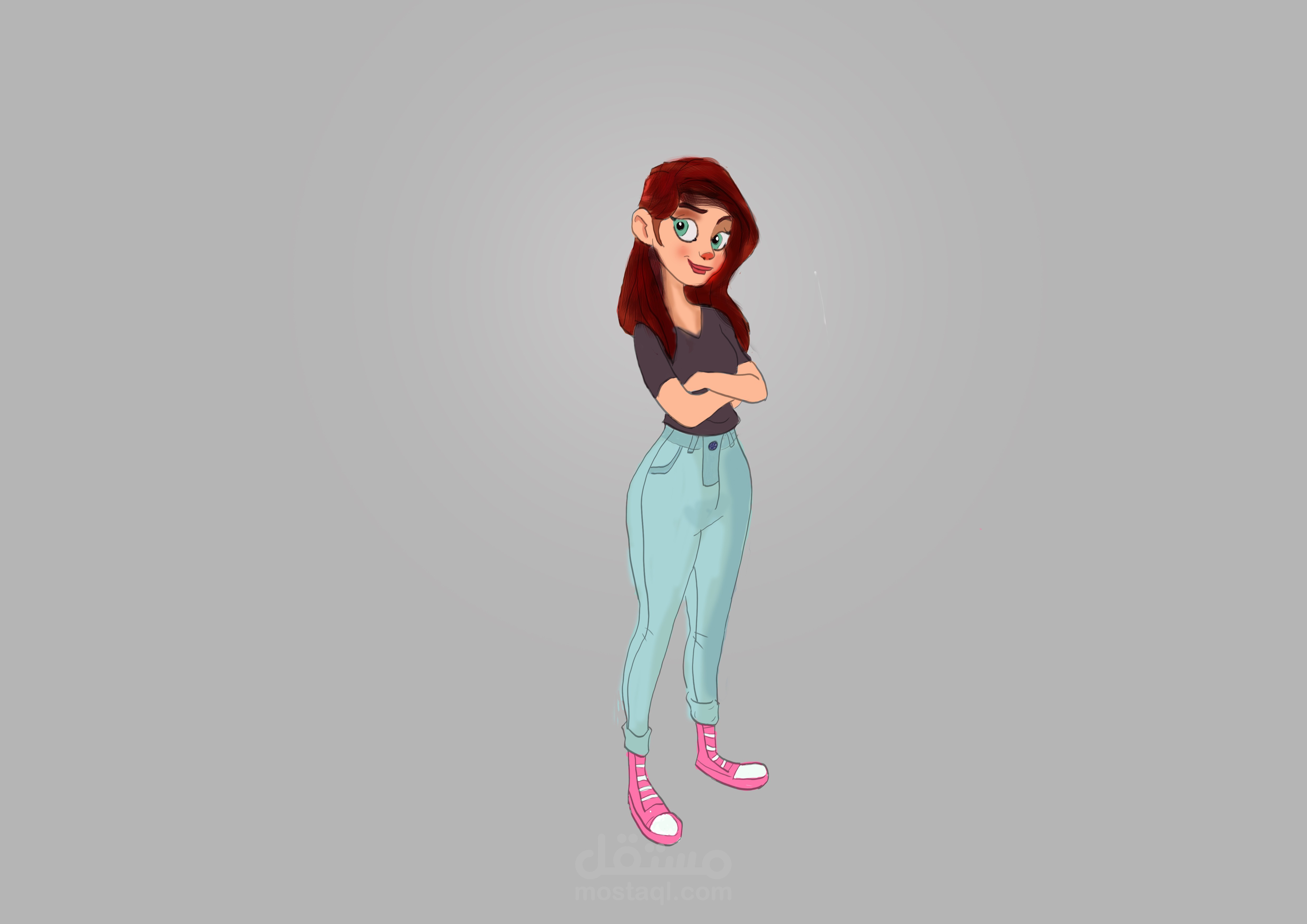 رسم وتصميم شخصيات وخلفيات