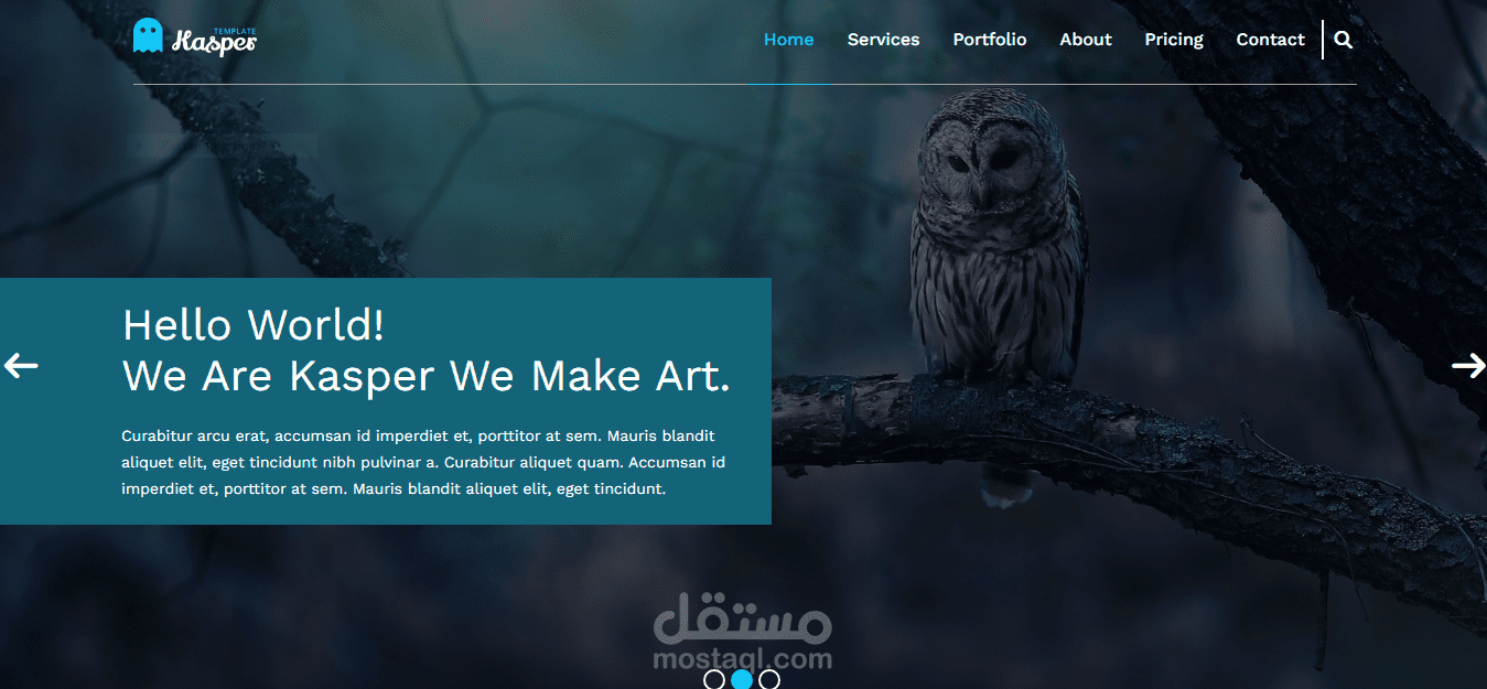 Modern Frontend Website Template (HTML, CSS, Responsive)