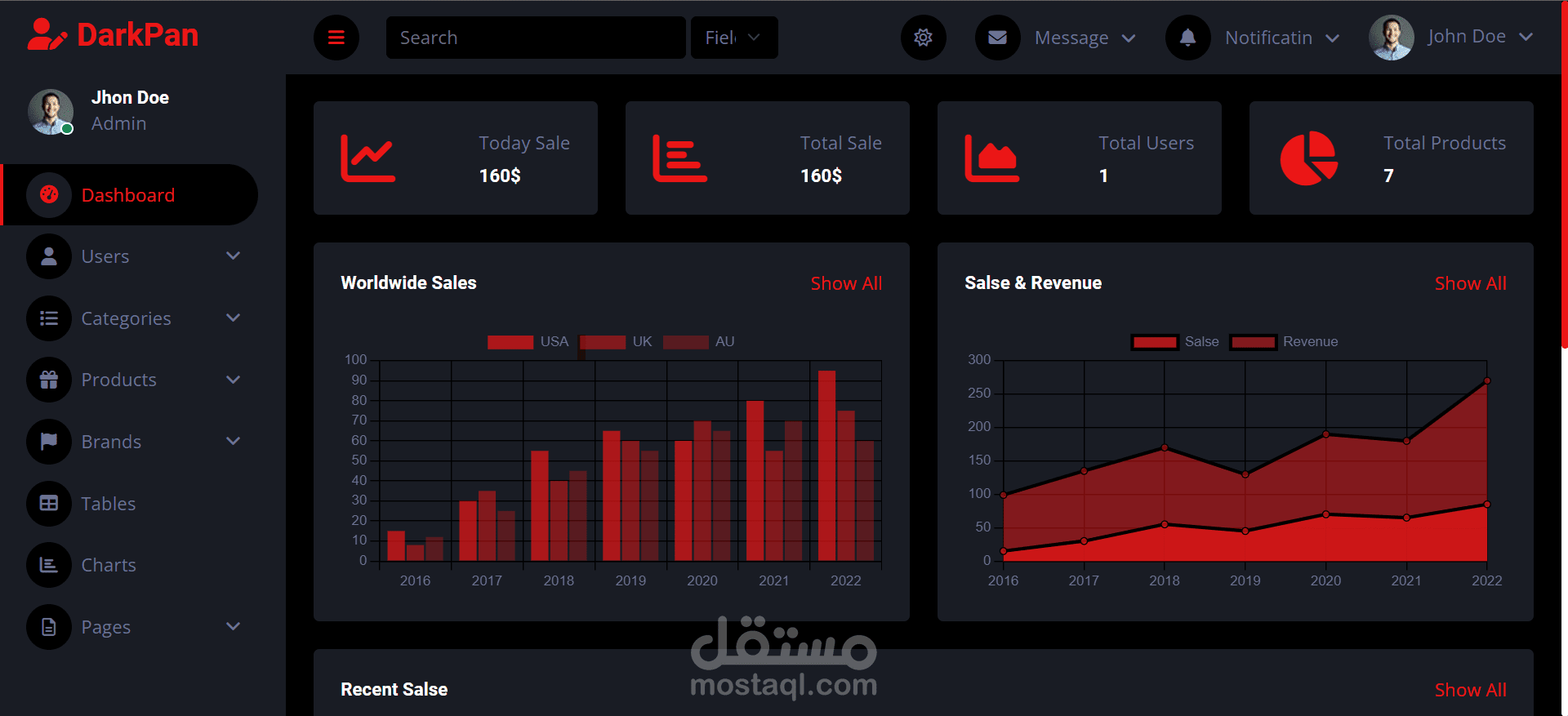 متجر إلكتروني |  E-commerce store with PHP & MySQL