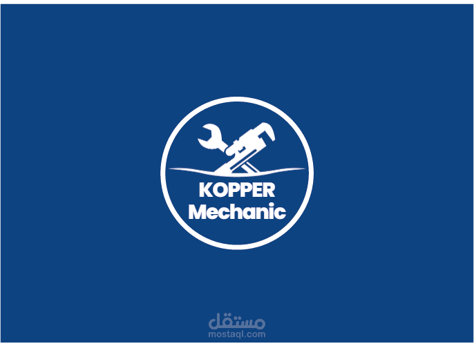 تصميم هوية تجارية لورشة ميكانيكية (KOPPER MECHANIC)