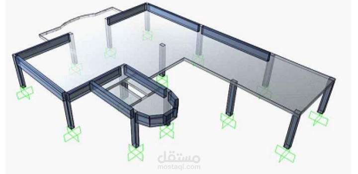 تصميم سقف بنظام ال Flat slab