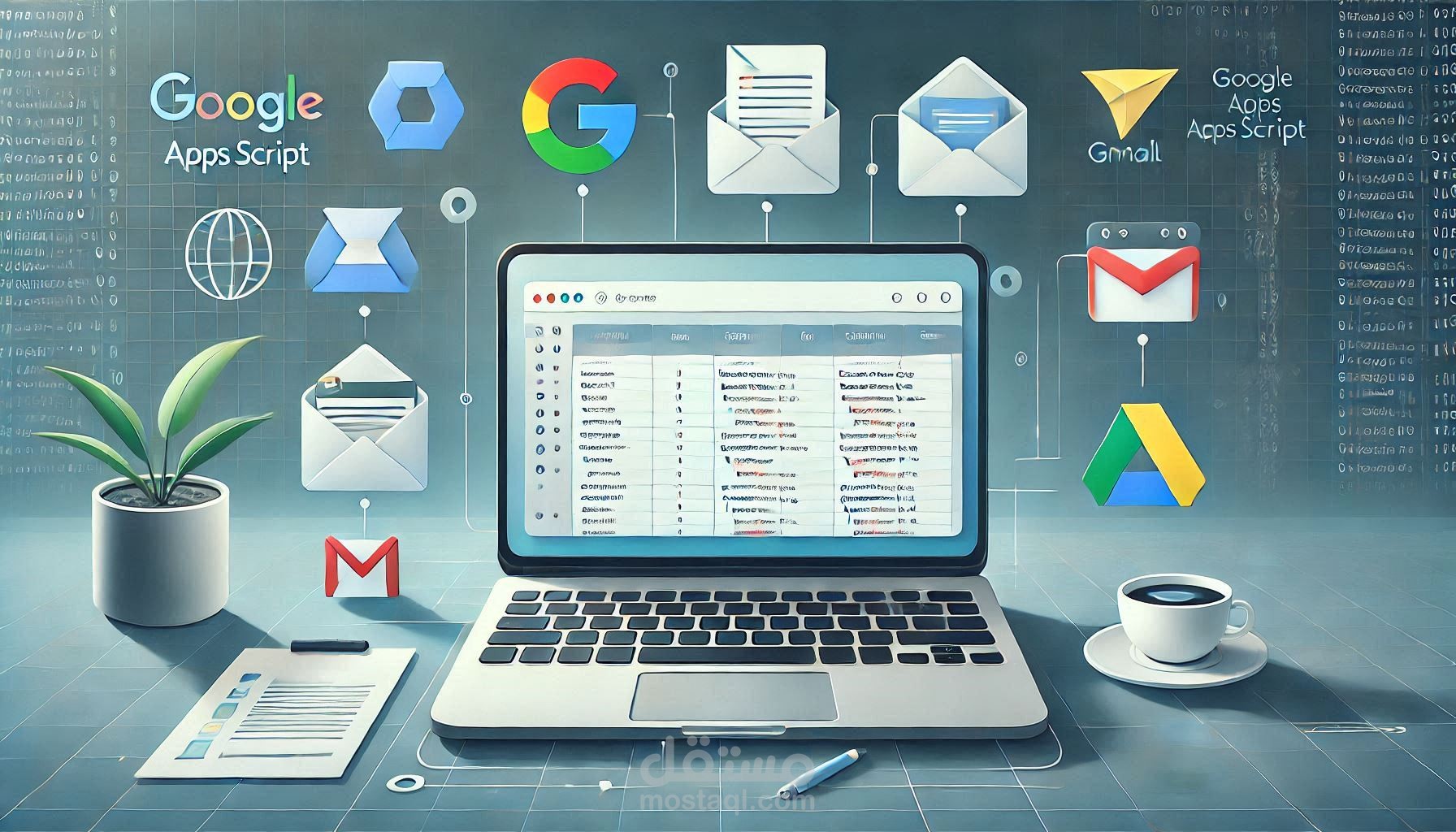 إنشاء سكربت مخصص لأتمتة المهام باستخدام Google Apps Script