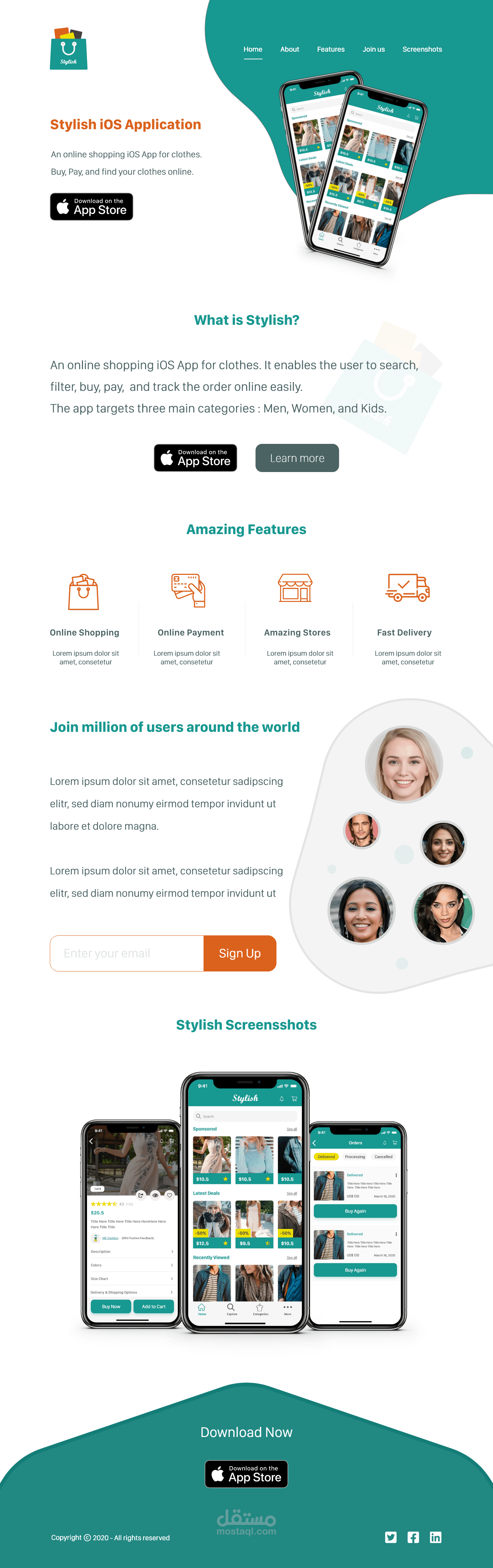Landing Page - صفحة هبوط
