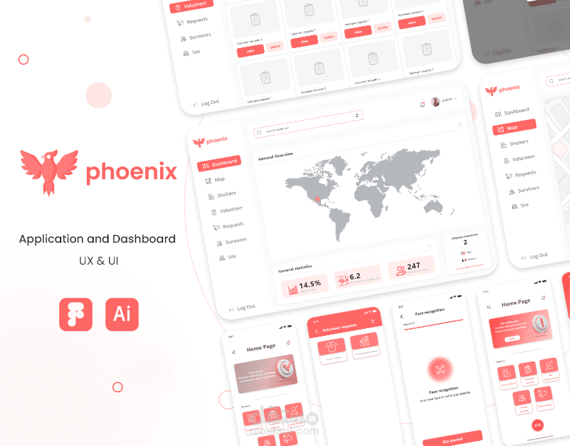 نظام التعامل مع كارثة الزلازل الطبيعية من تطبيق ولوحة تحكم