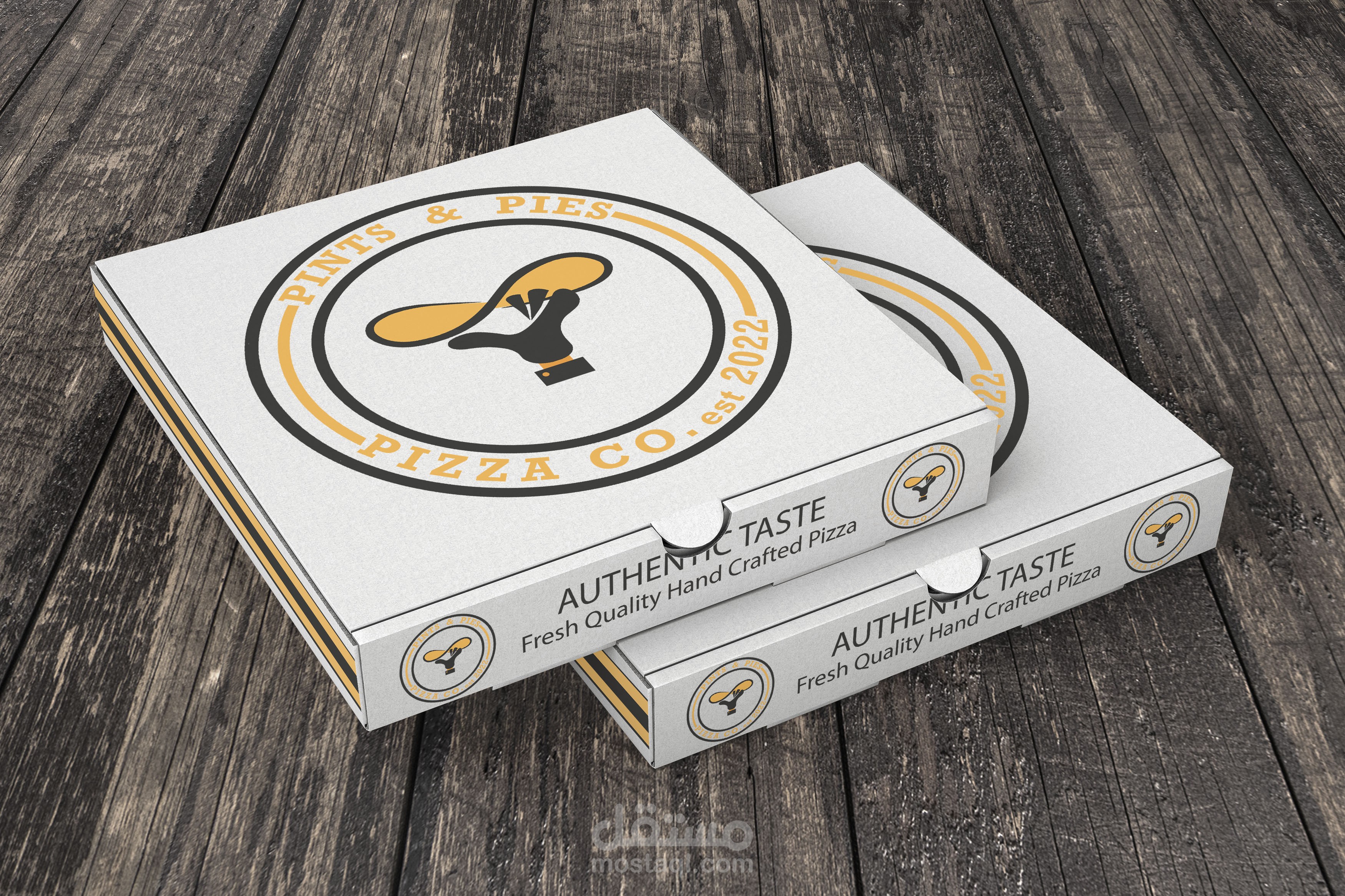 محل صناعة بيتزا يدويا