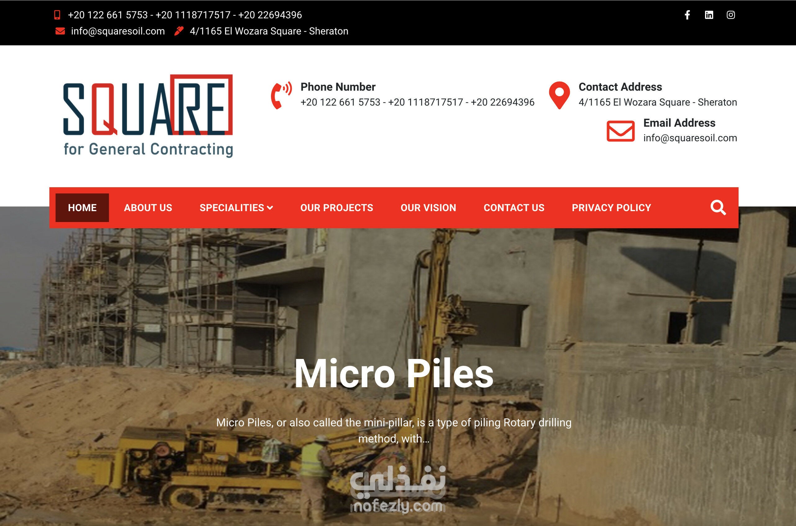 SQUARE for General Contracting