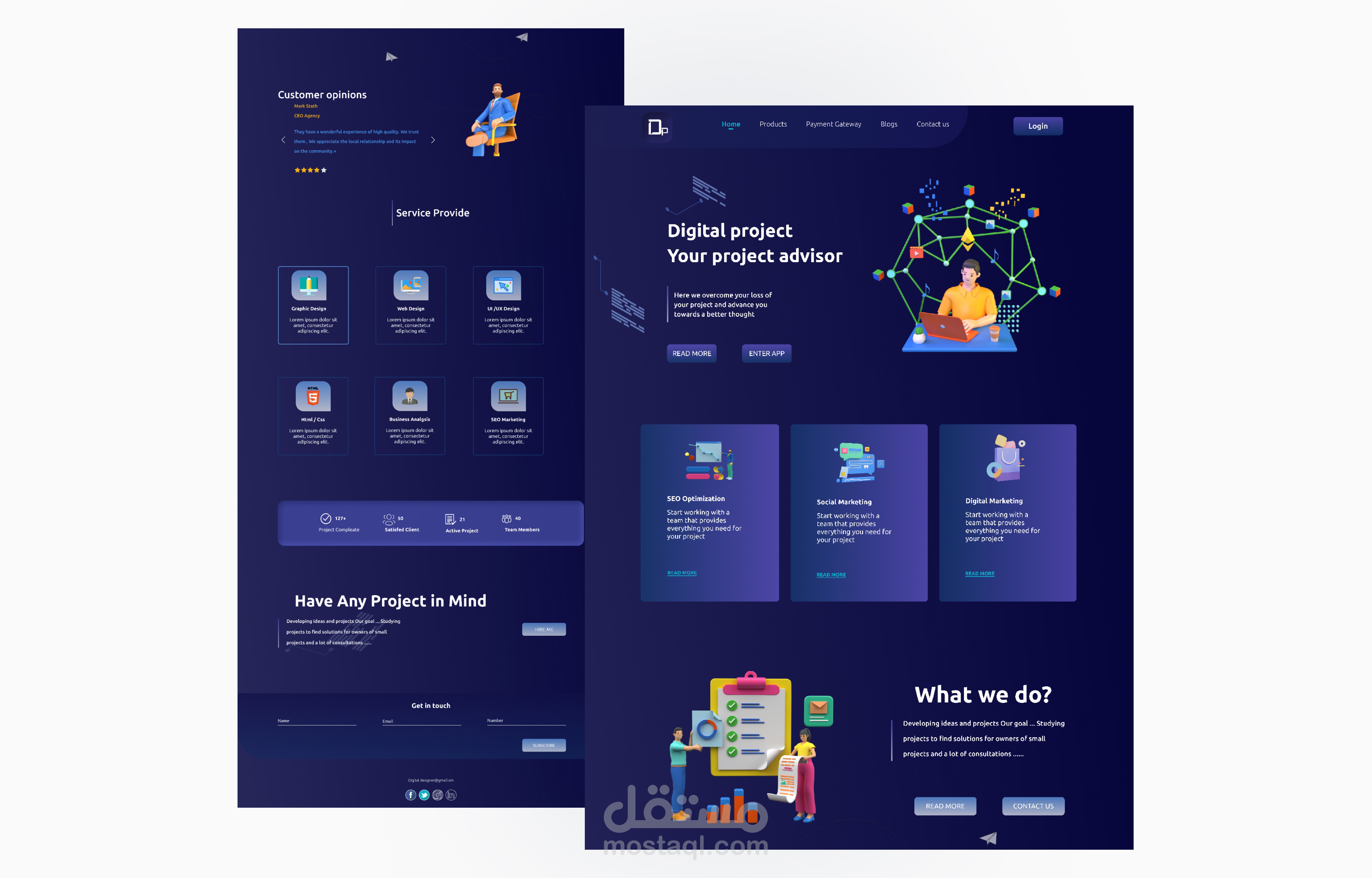 Landing Page - Consulting for your Project