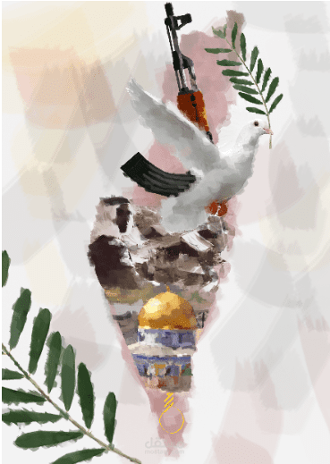 تصميم إبداعي لفلسطين