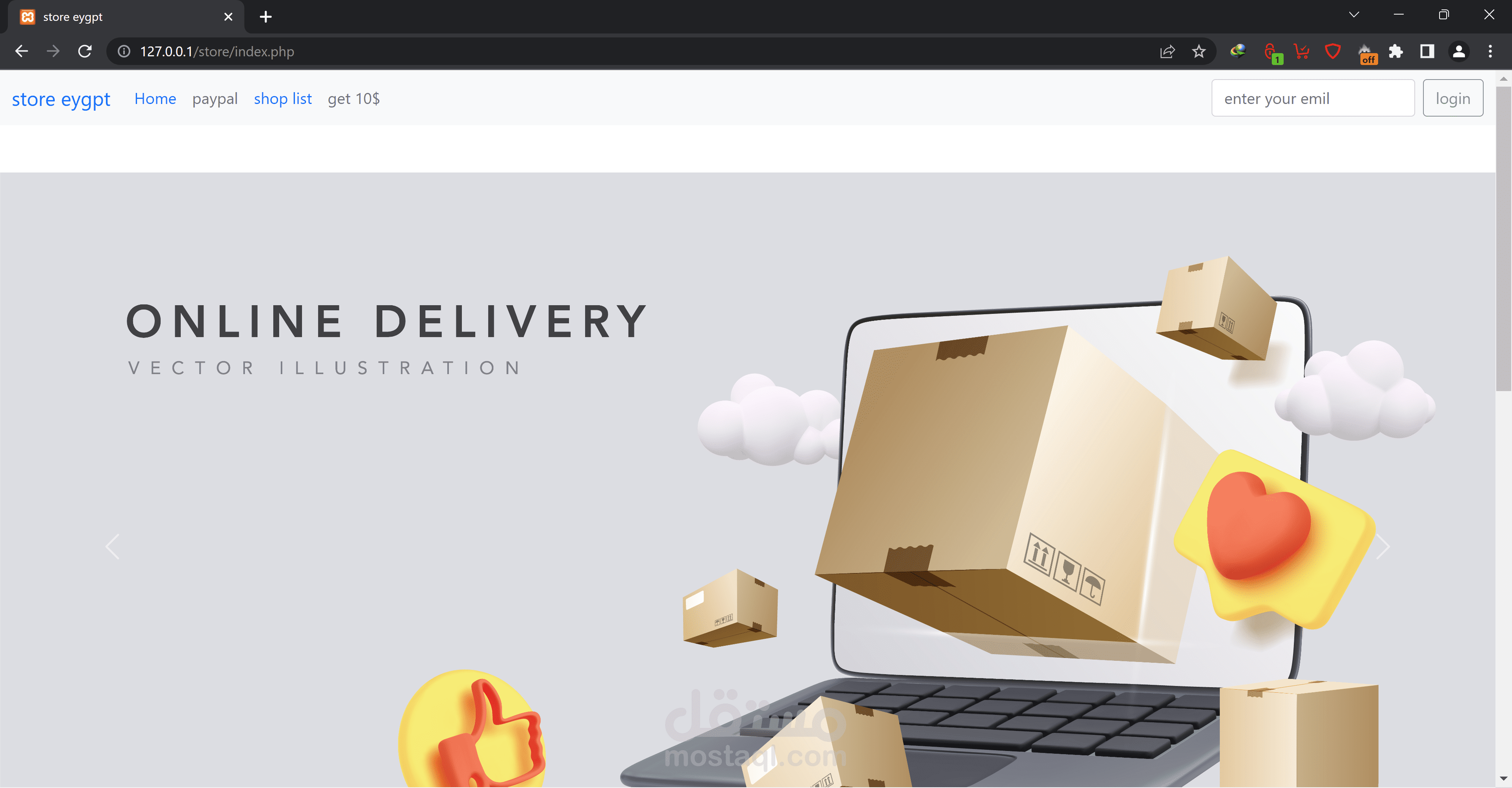 برمجه متجر الاكتروني متكامل جسب احتياجك