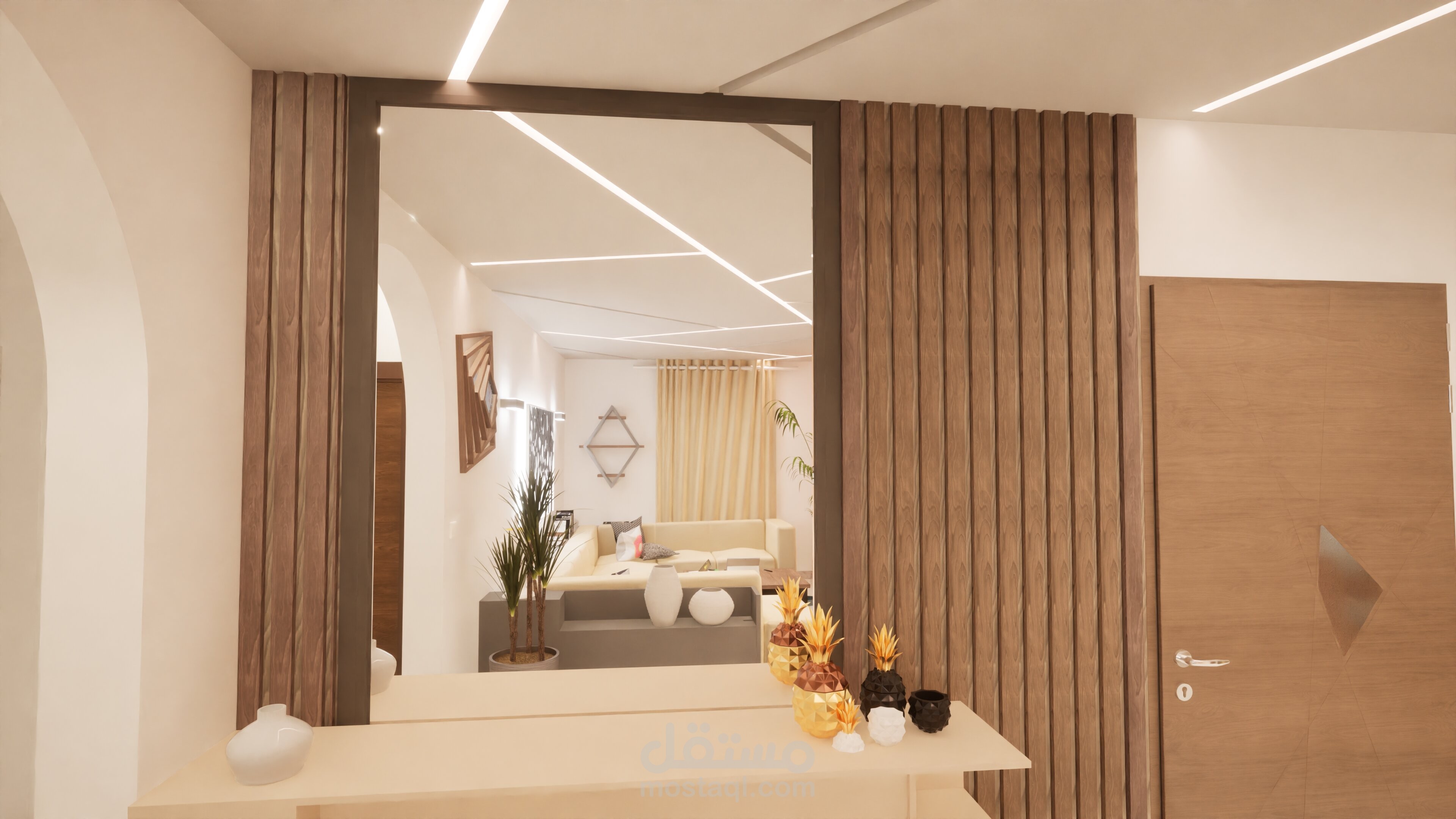 تصميم لوحدة سكنية بالقاهرة