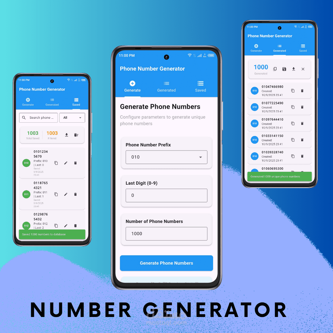 Phone Number Genrator