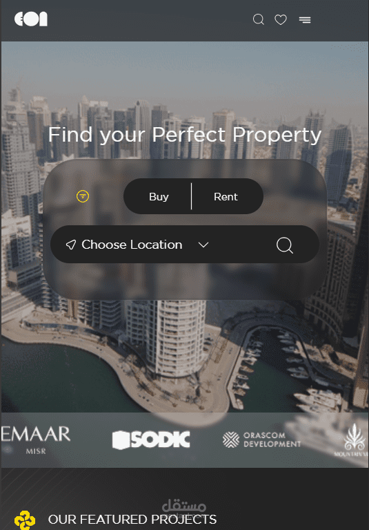 Eoi landing page