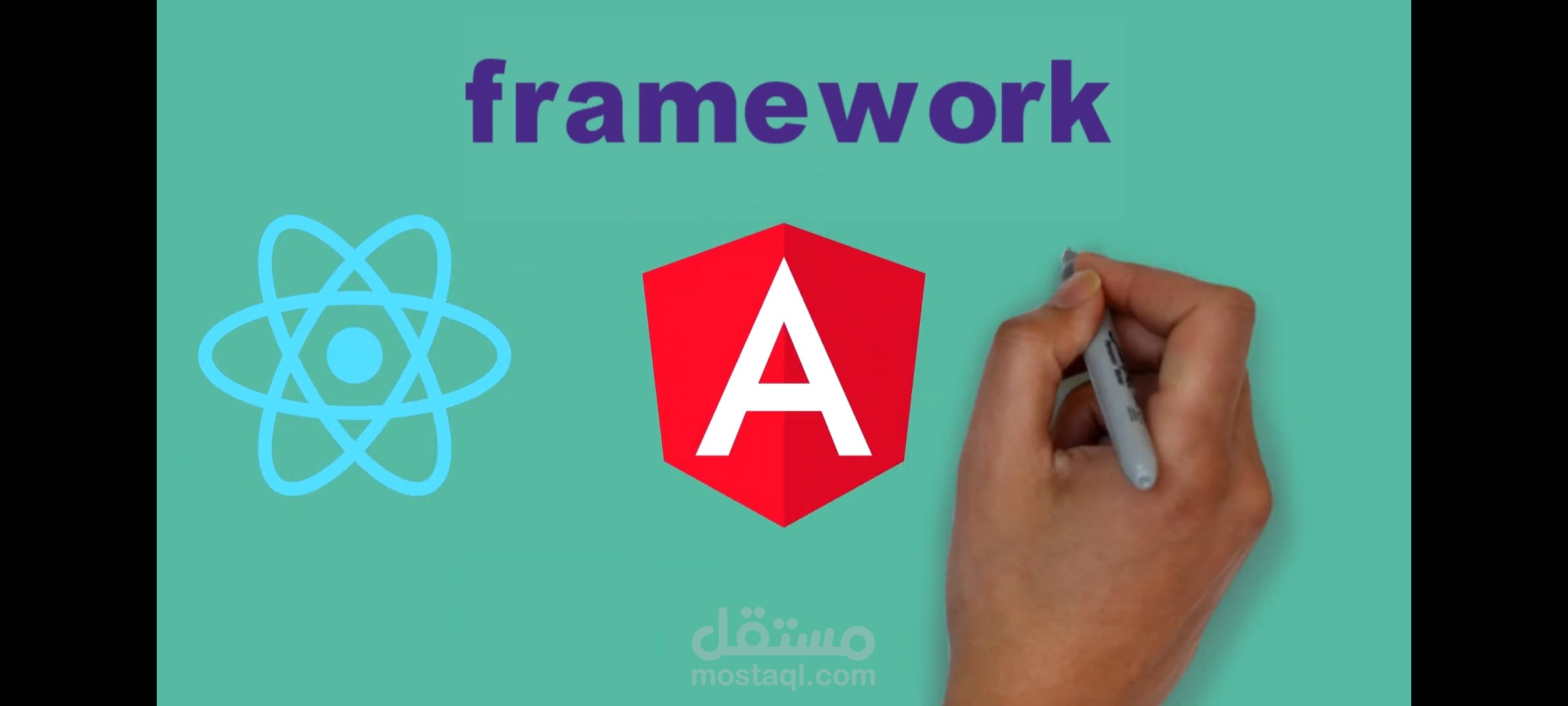 فيديو وايت بورد عن مجال الfrontend