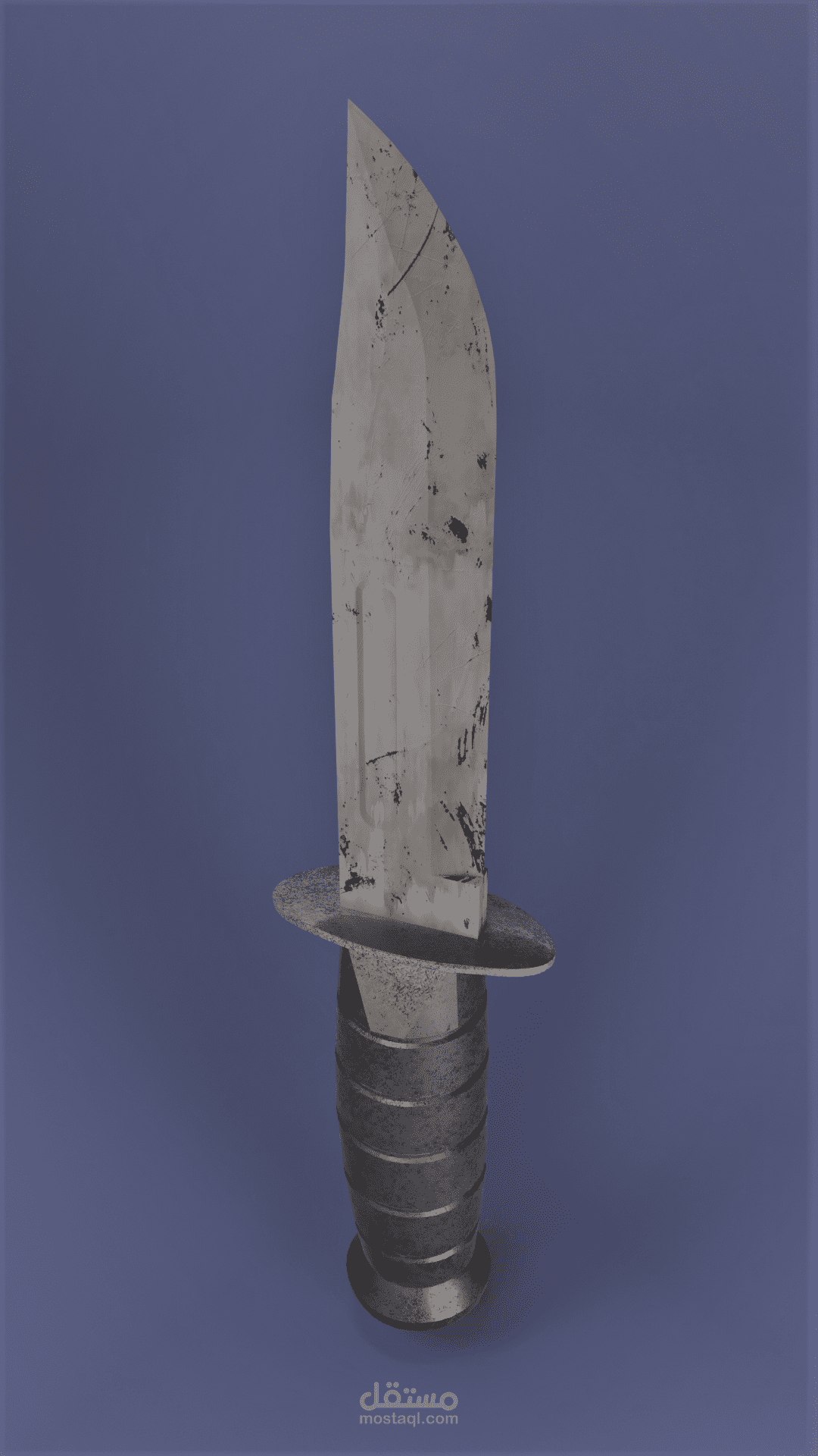 سكين ثلاتي الابعاد