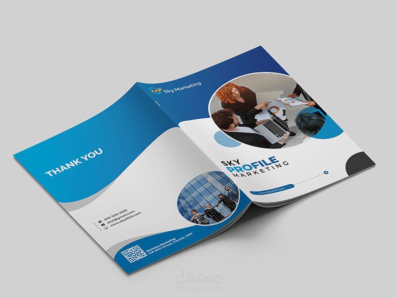 تصميم بروفايل احترافي انجليزي