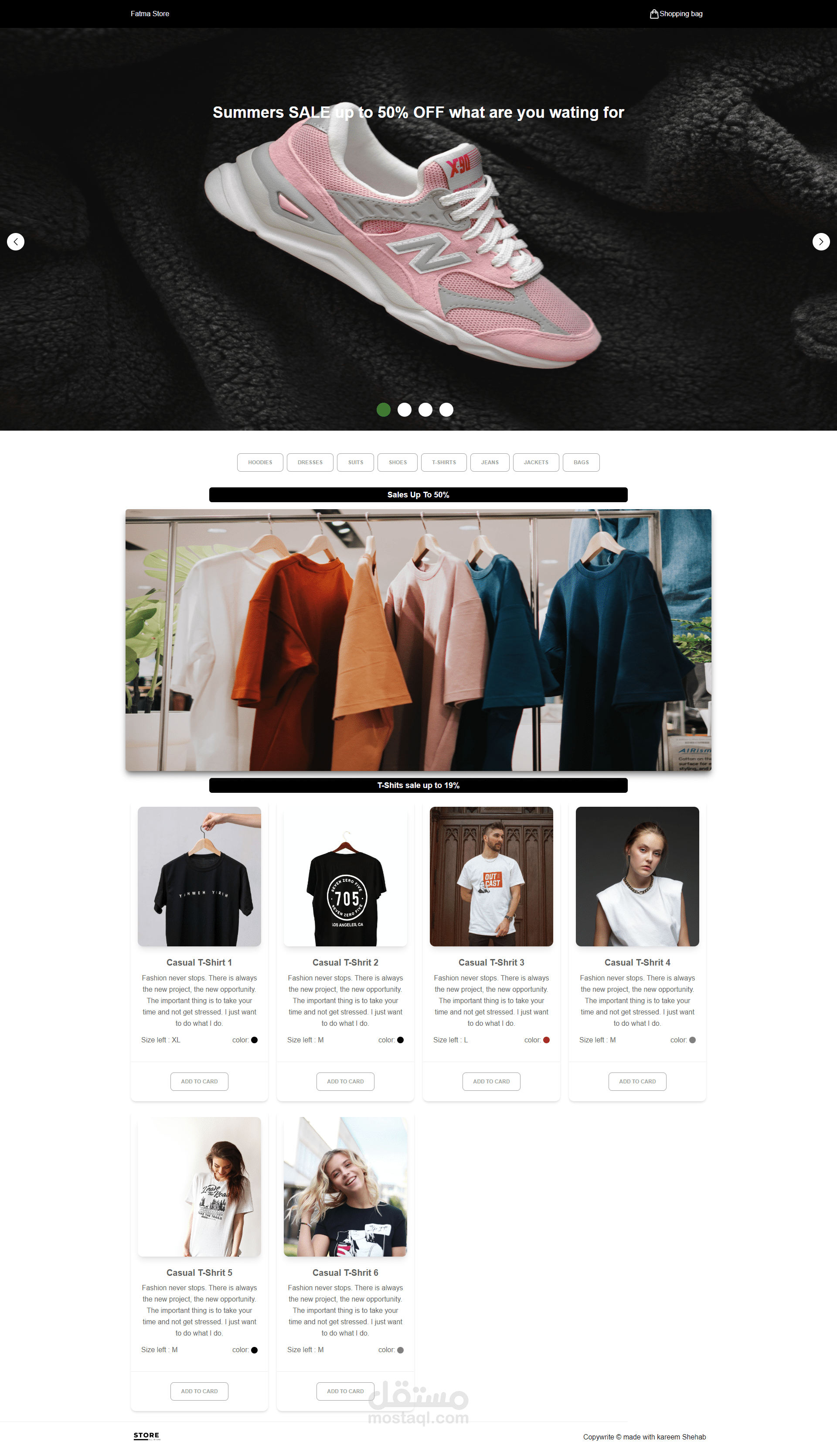 ecommerce for clothes