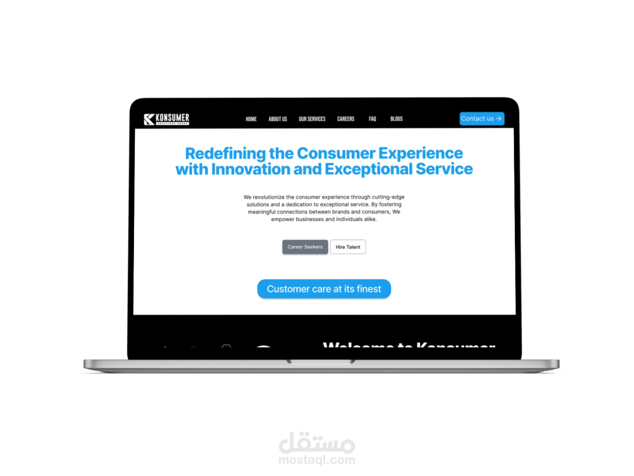 Konsumer solution website