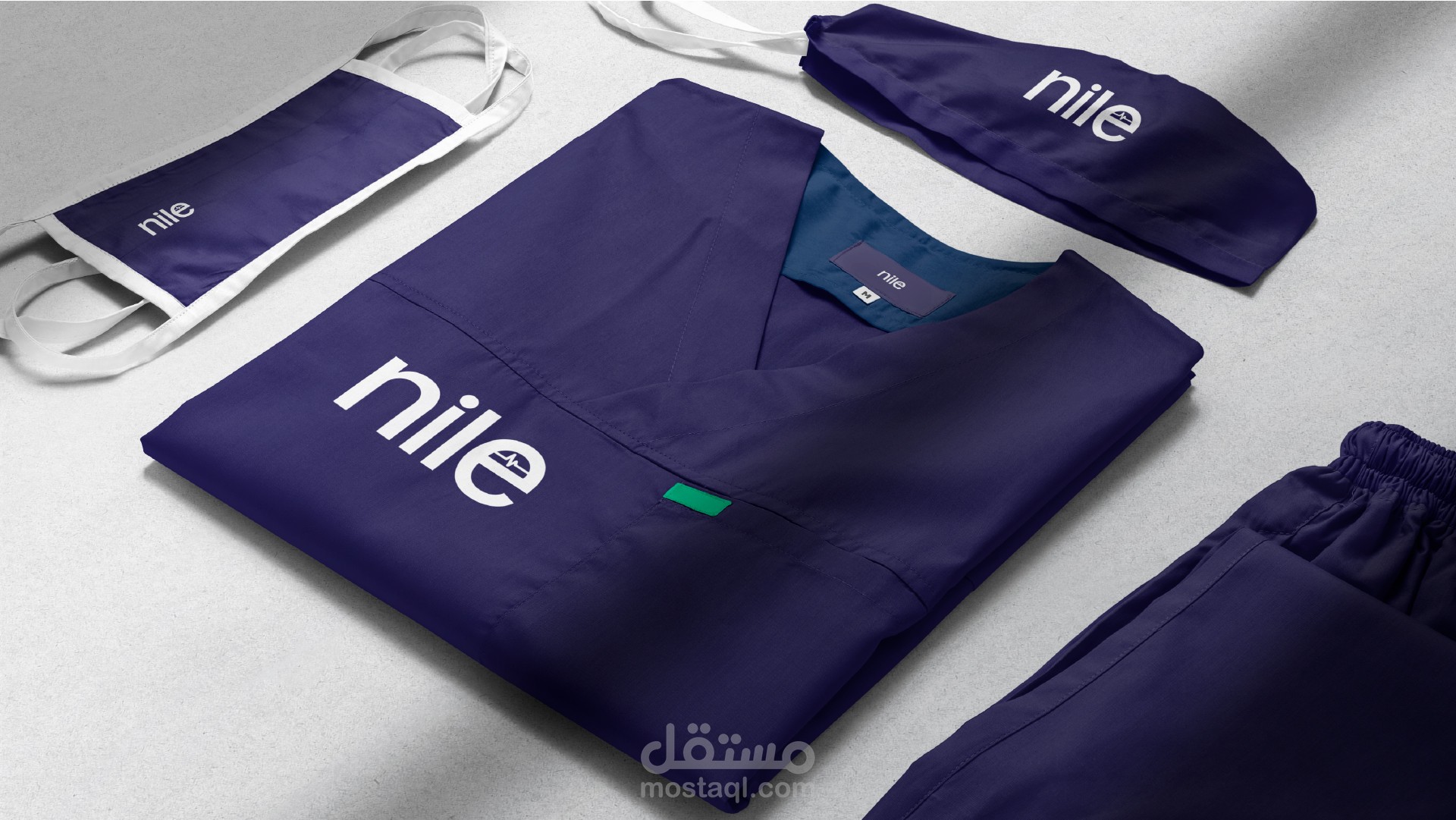 هويه بصريه لمركز النيل الطبي