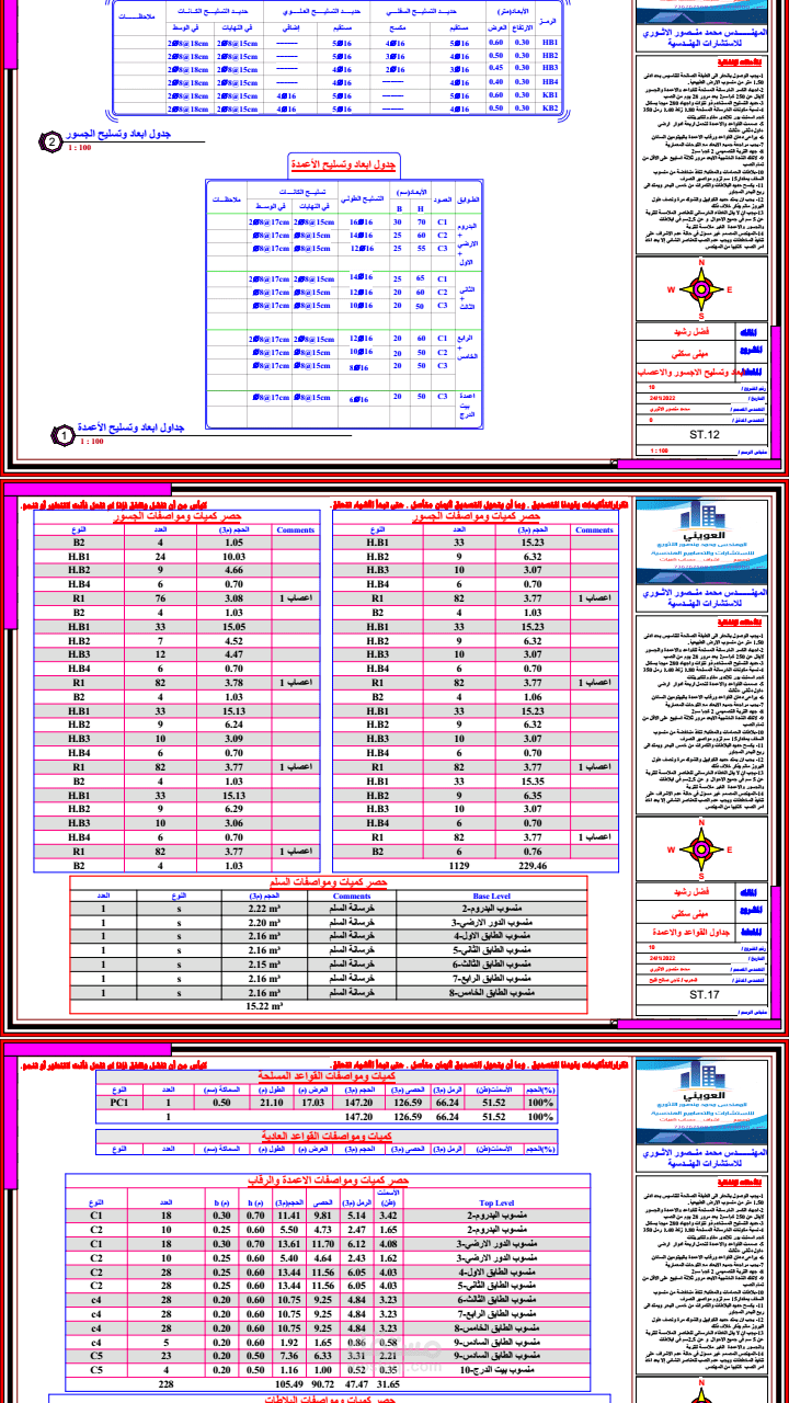 تصميم عماره من اربع دور باستخداد تقنية BIM