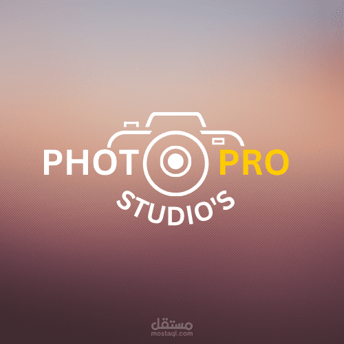 شعار استوديو تصويري متميز
