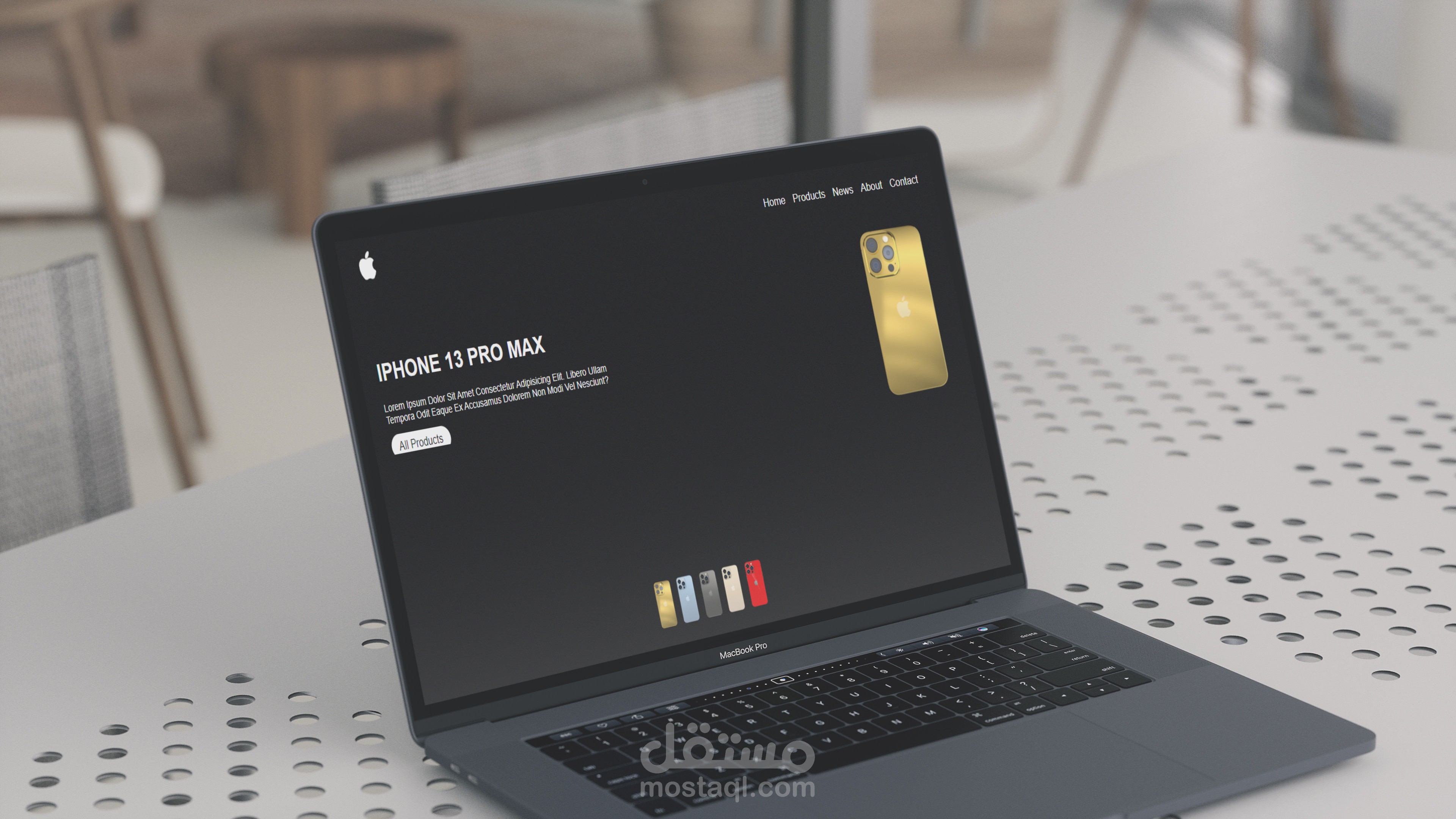 (صفحة هبوط باستخدام html/css/javascript)..IPHONE PROJECT