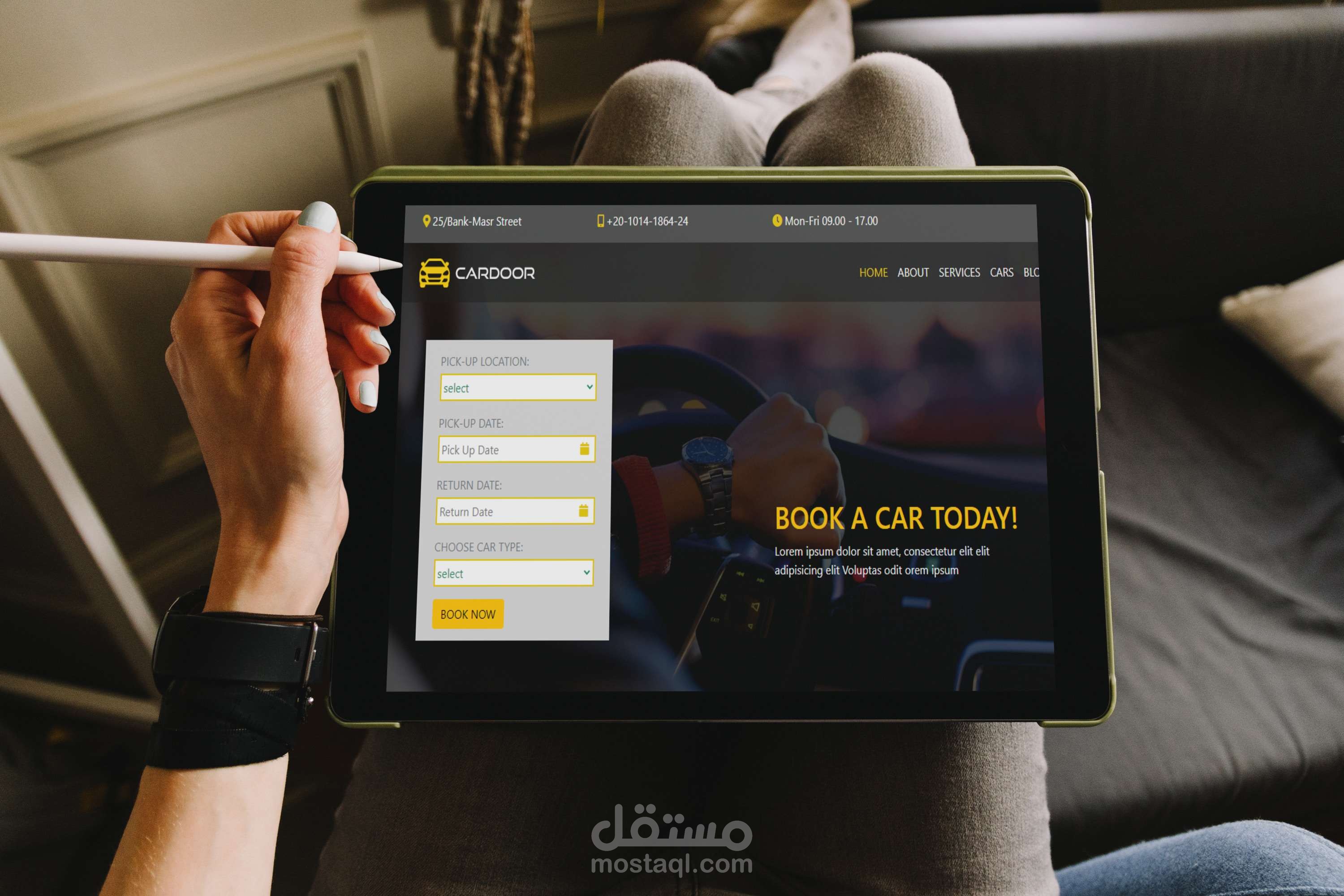 Car-Door (موقع لحجز سياره للايجار)